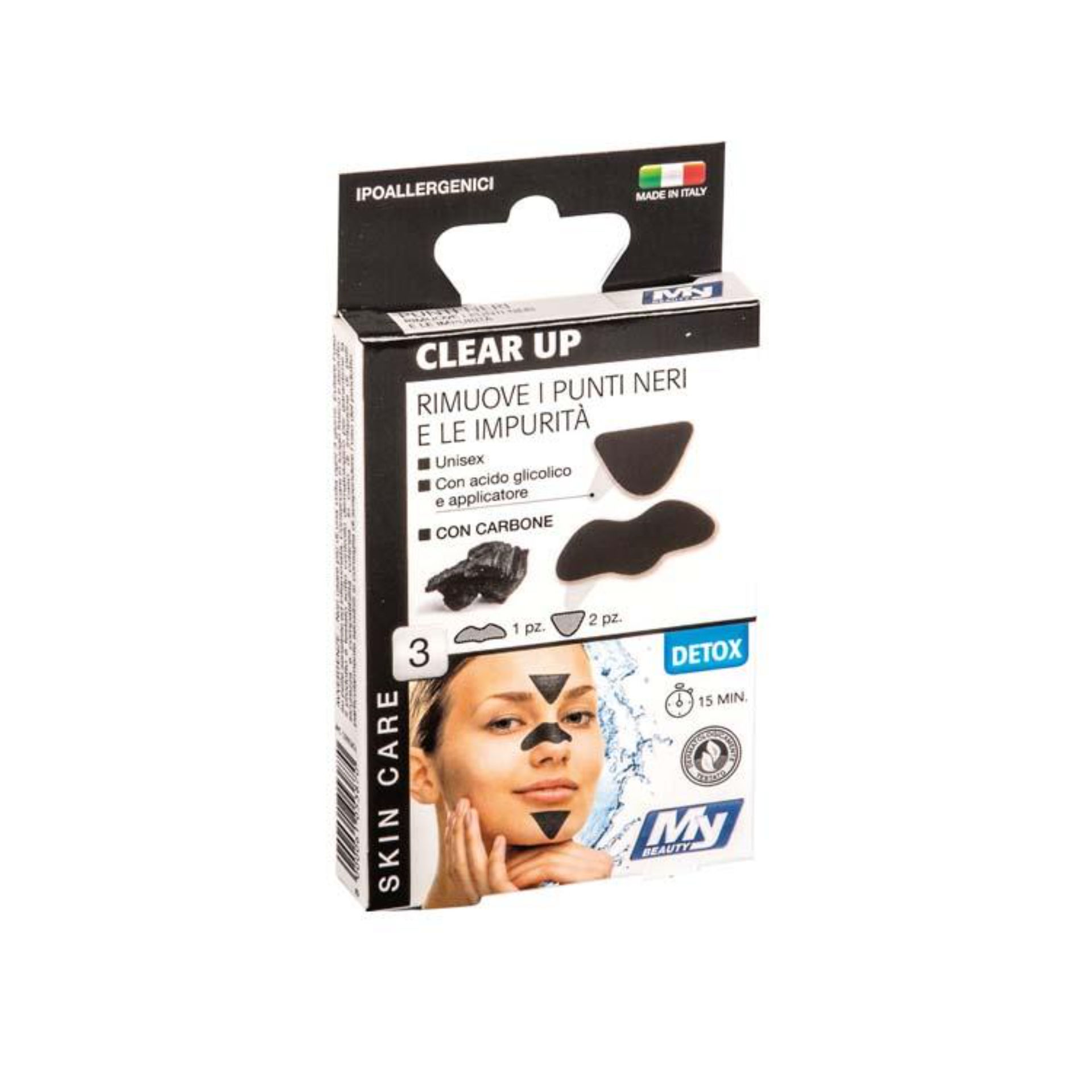 CEROTTI PUNTI NERI BLACK CARBON DETOX 3 PZMy Doct