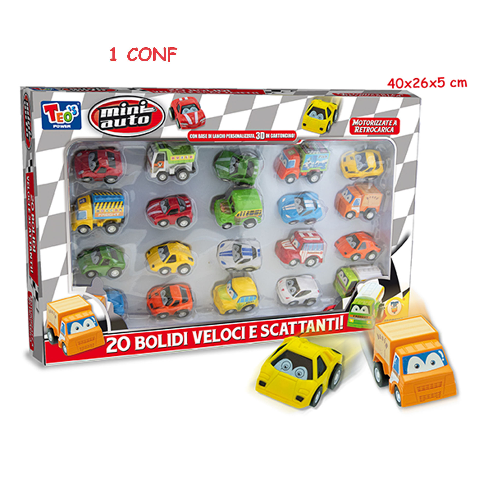 TEOREMA MINI AUTO RETROCARICA 20PZTeorema