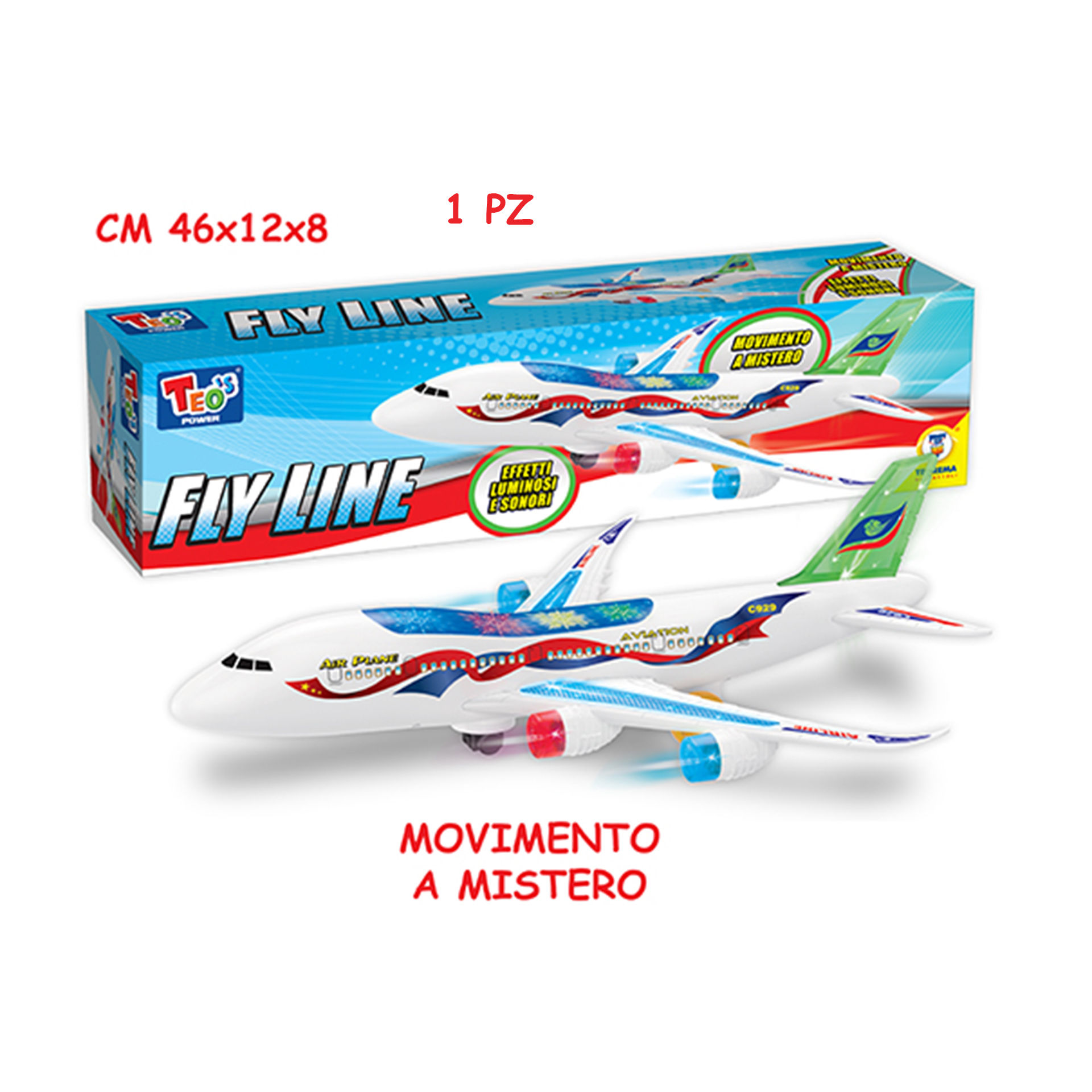 TEO S - AEROPLANO GRANDE CON LUCI E SUONITeorema