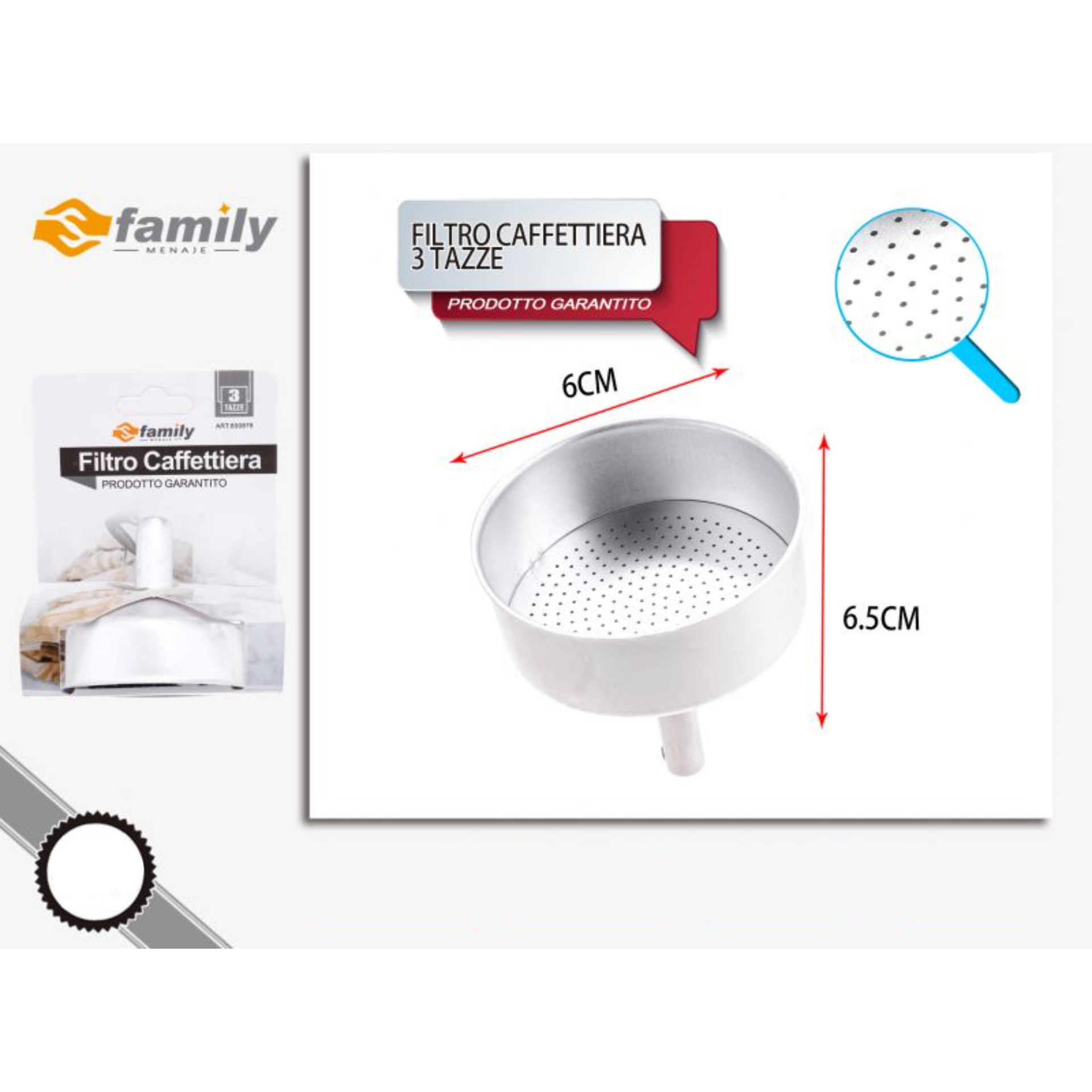 FILTRO CAFFETTIERA 3 TAZZEFamily