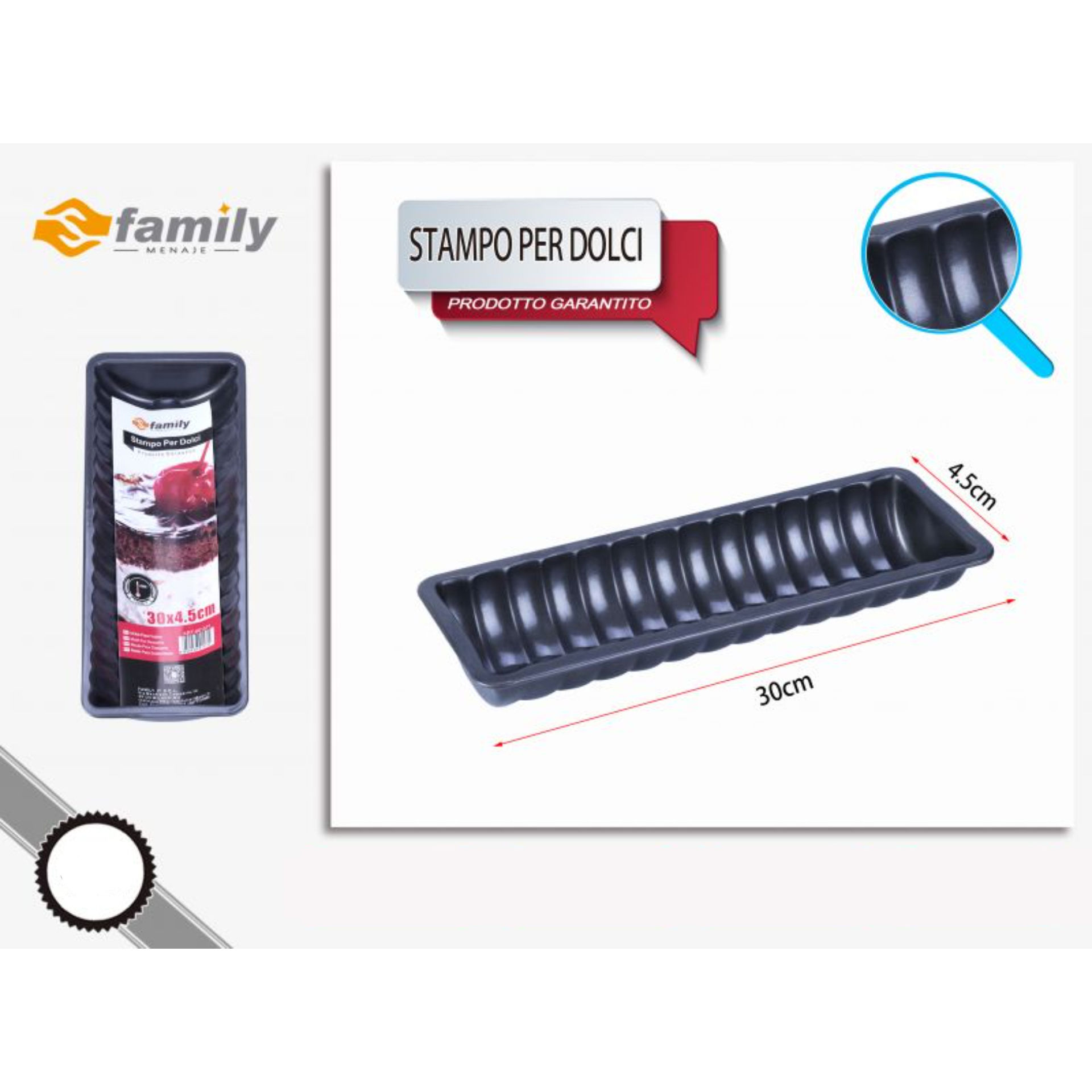 FAMILY STAMPO PER DOLCI DA FORNO 30*4.5CMFamily