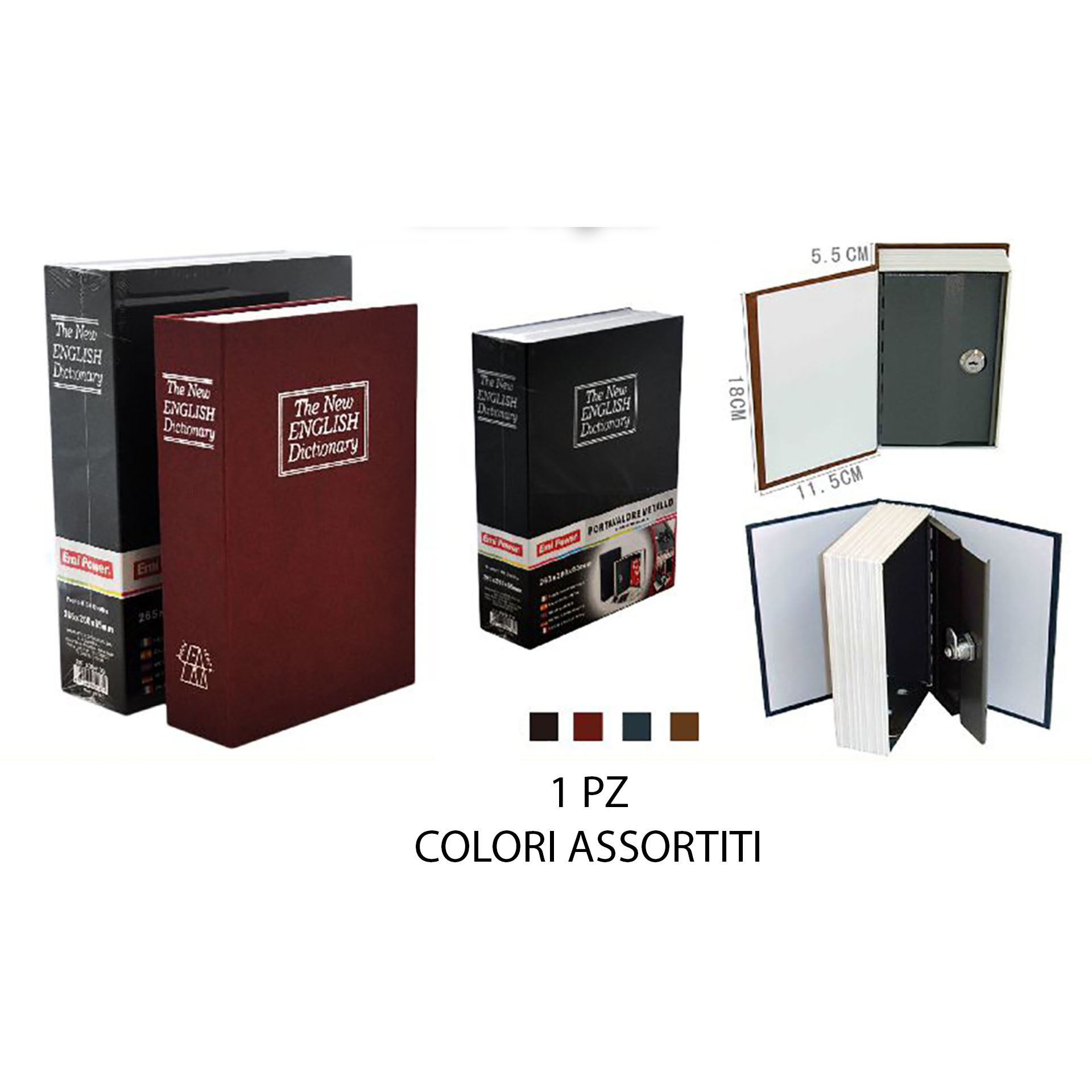 SCATOLA PORTAVALORE 180X115X55MMEmi Style