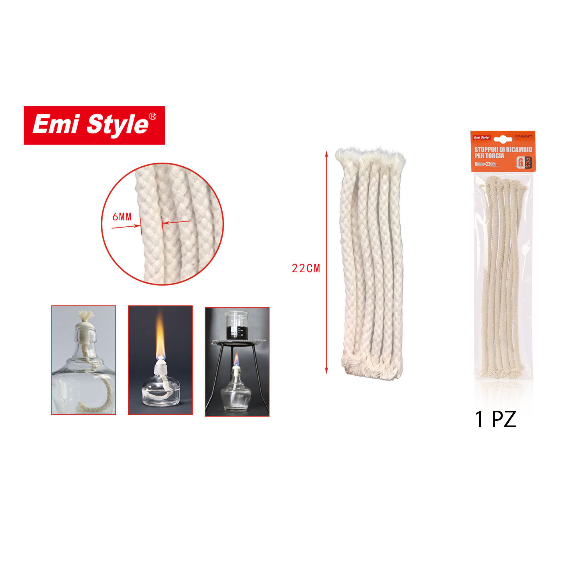 STOPPINI DI RICAMBIO PER TORCIAEmi Style