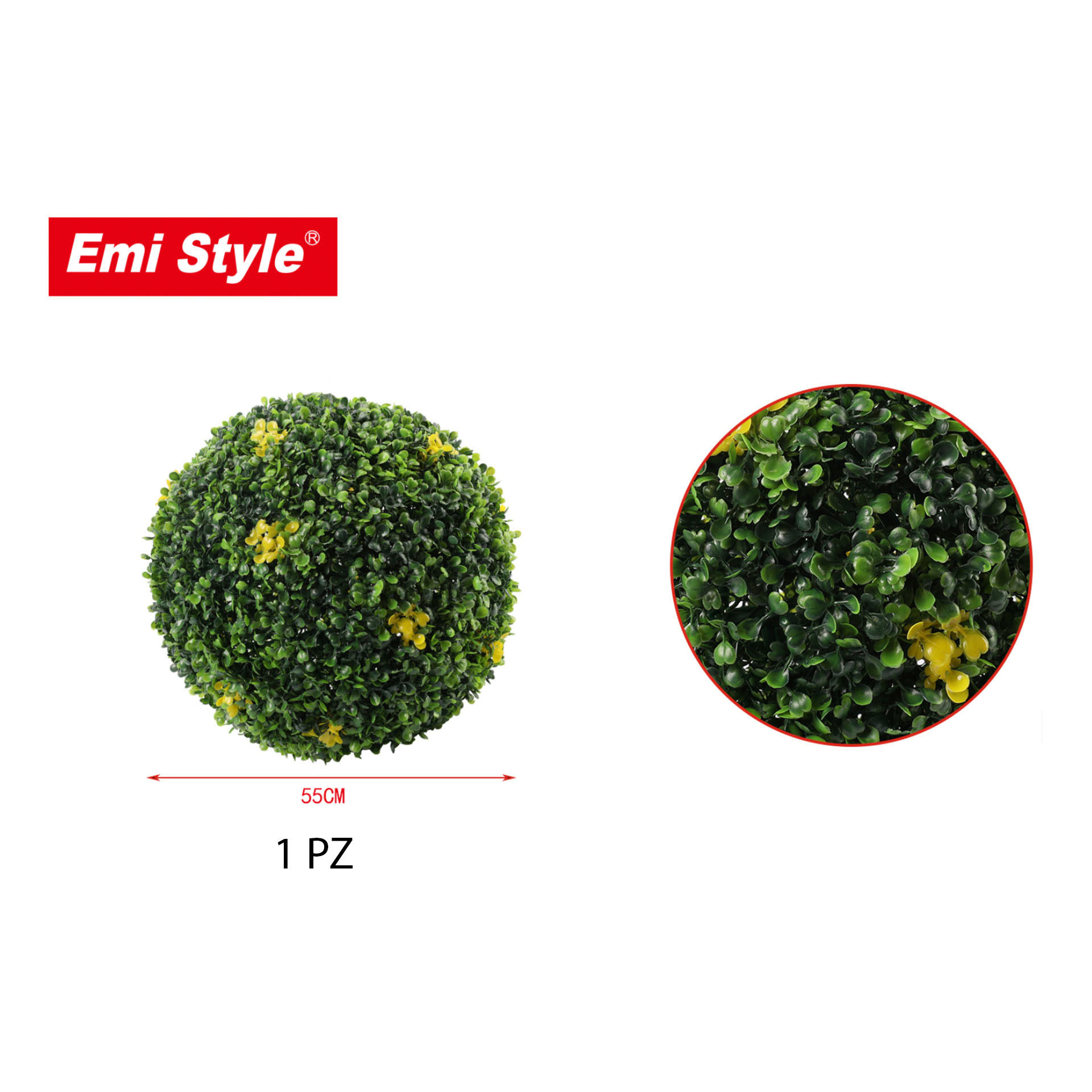 SIEPE BOSCO SFERA DIAM CM.55Emi Style