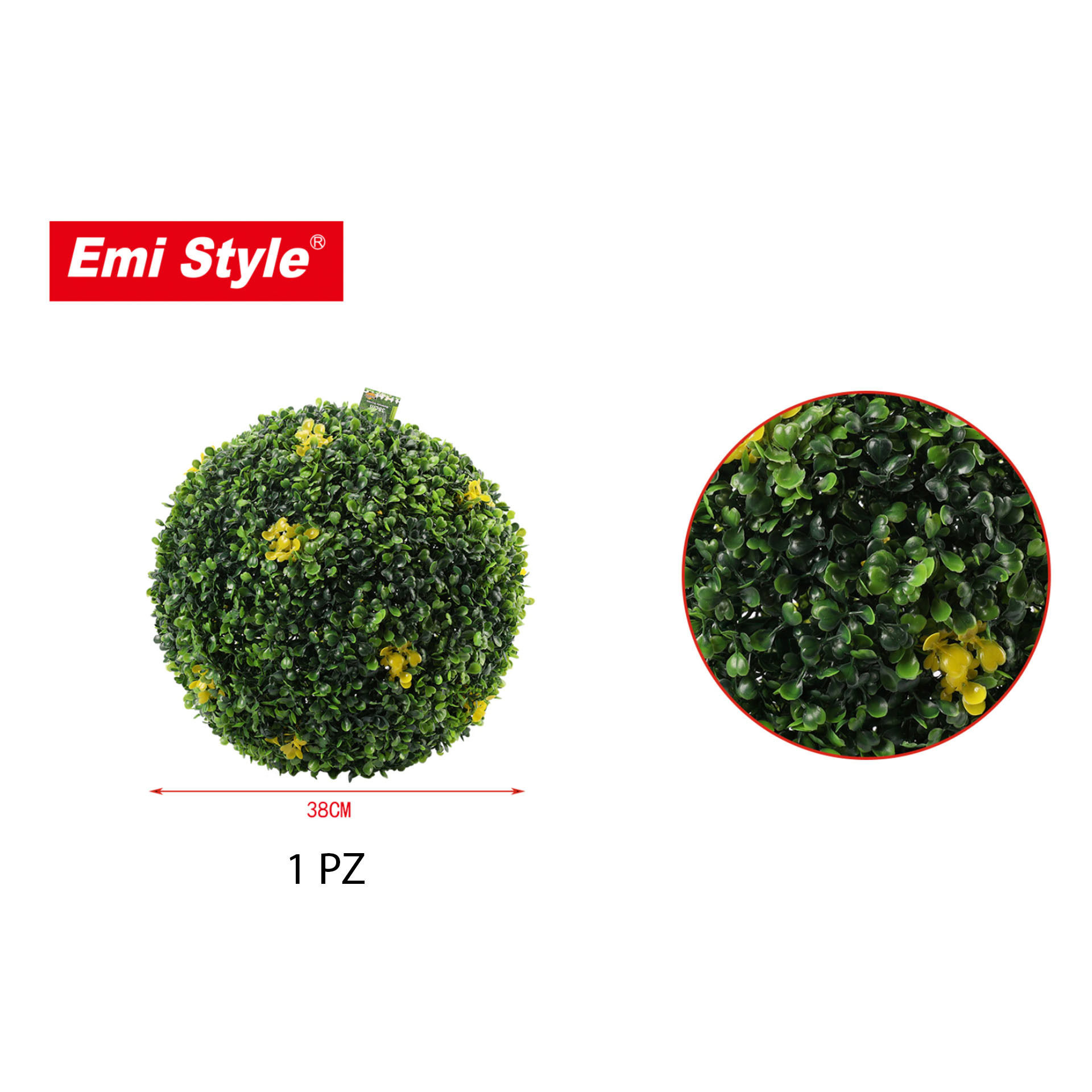 SIEPE BOSCO SFERA DIAM CM.38Emi Style