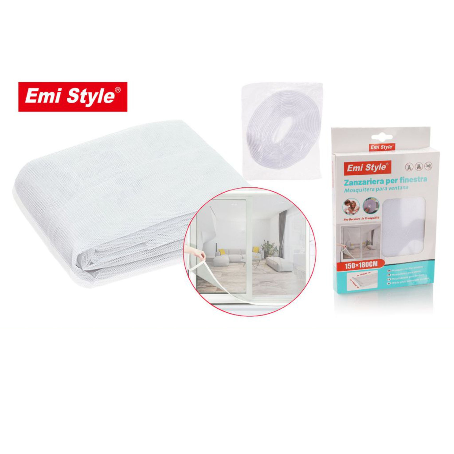 ZANZARIERA PER FINESTRA 150*180CMEmi Style