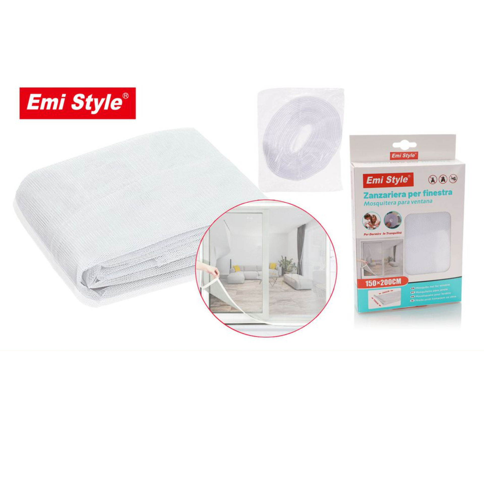 ZANZARIERA PER FINESTRA 150*200CMEmi Style