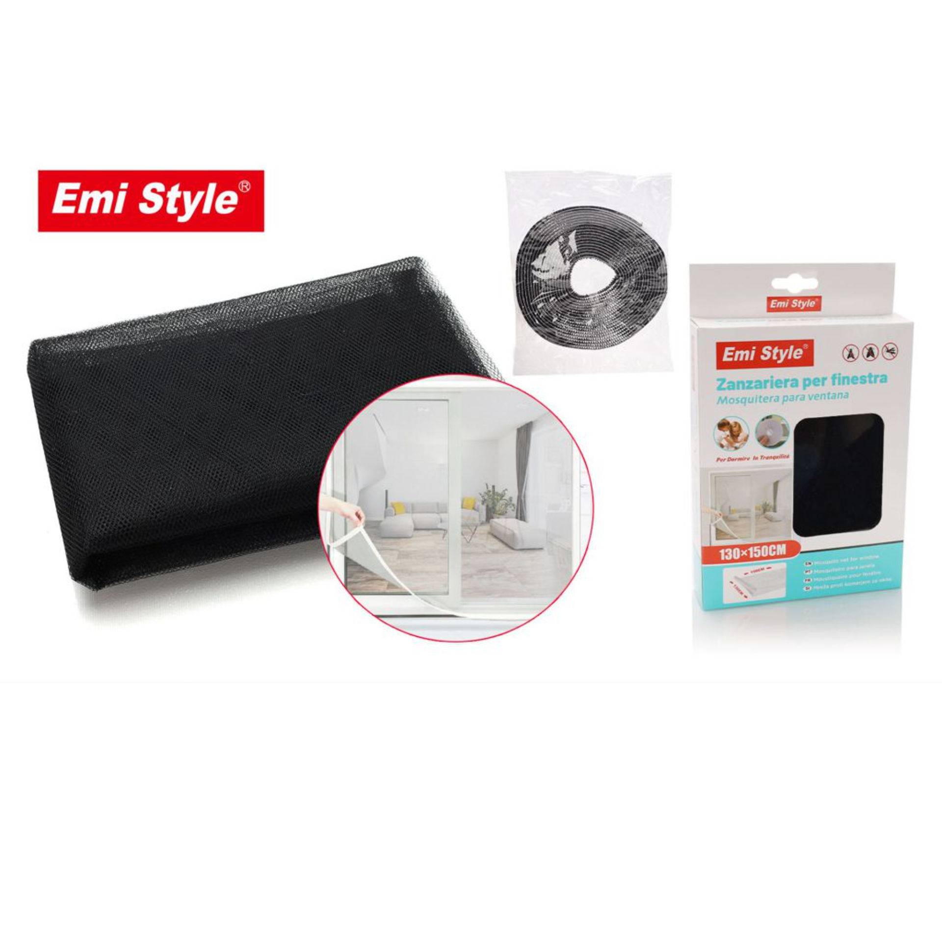 ZANZARIERA PER FINESTRA 130*150CMEmi Style
