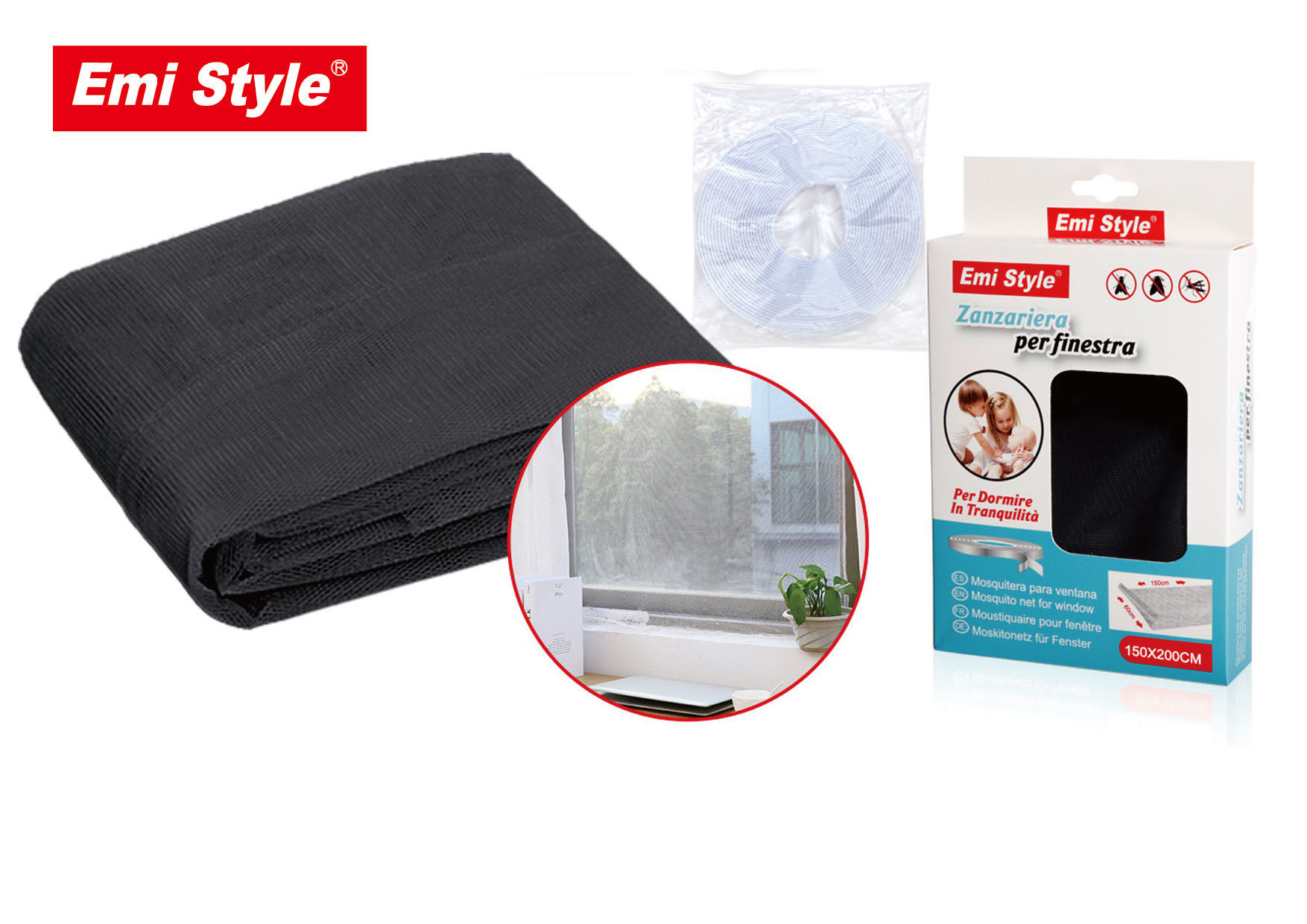 ZANZARIERA PER FINESTRA 150*200CM