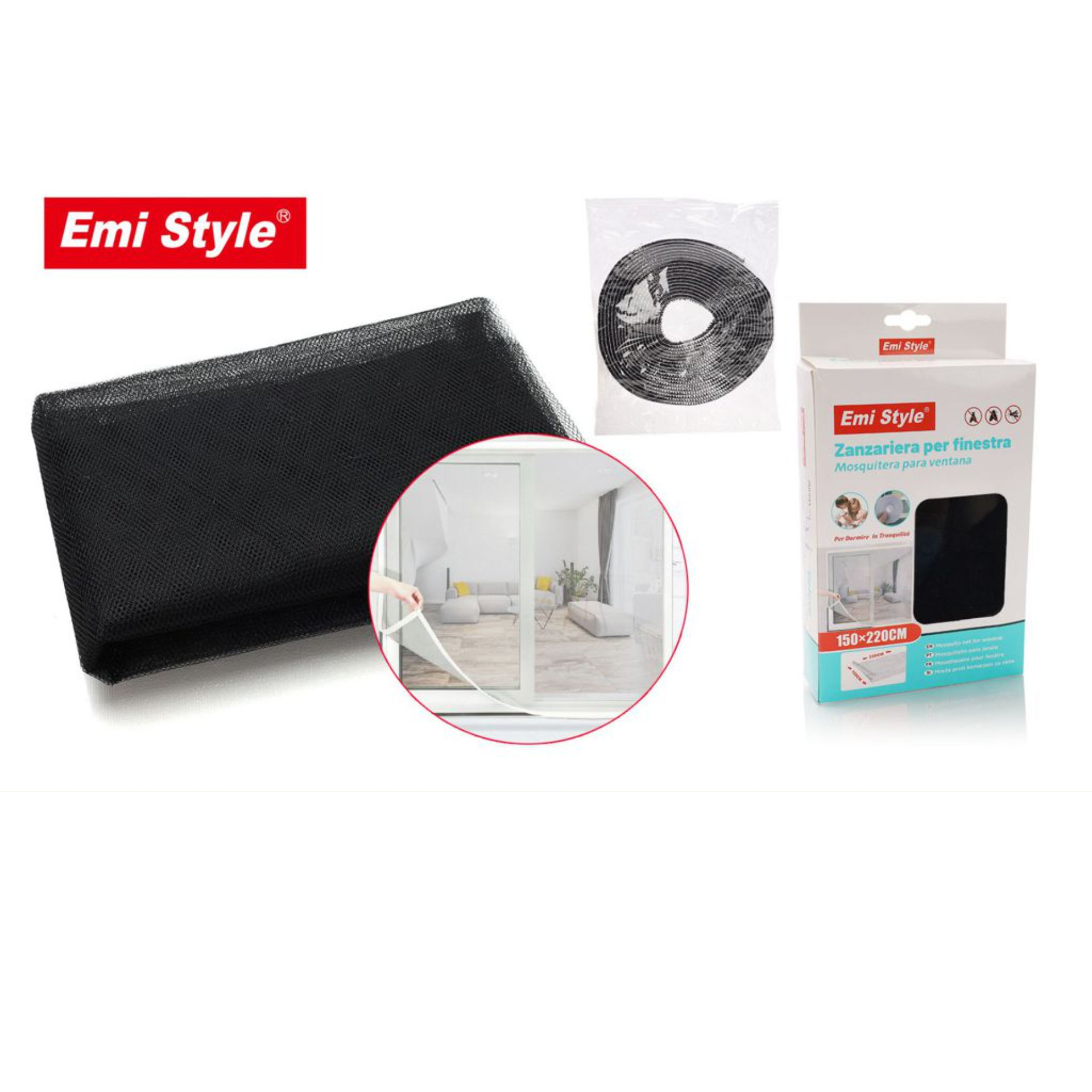 ZANZARIERA PER FINESTRA 150*220CMEmi Style