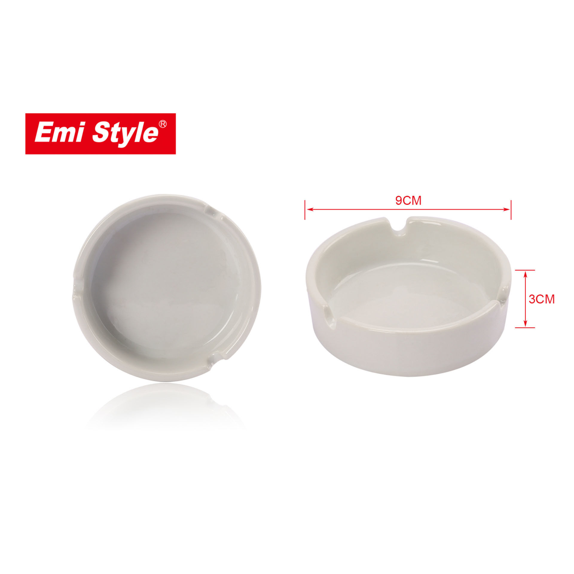 POSACENERE IN CERAMICA 9X9X3CMEmi Style