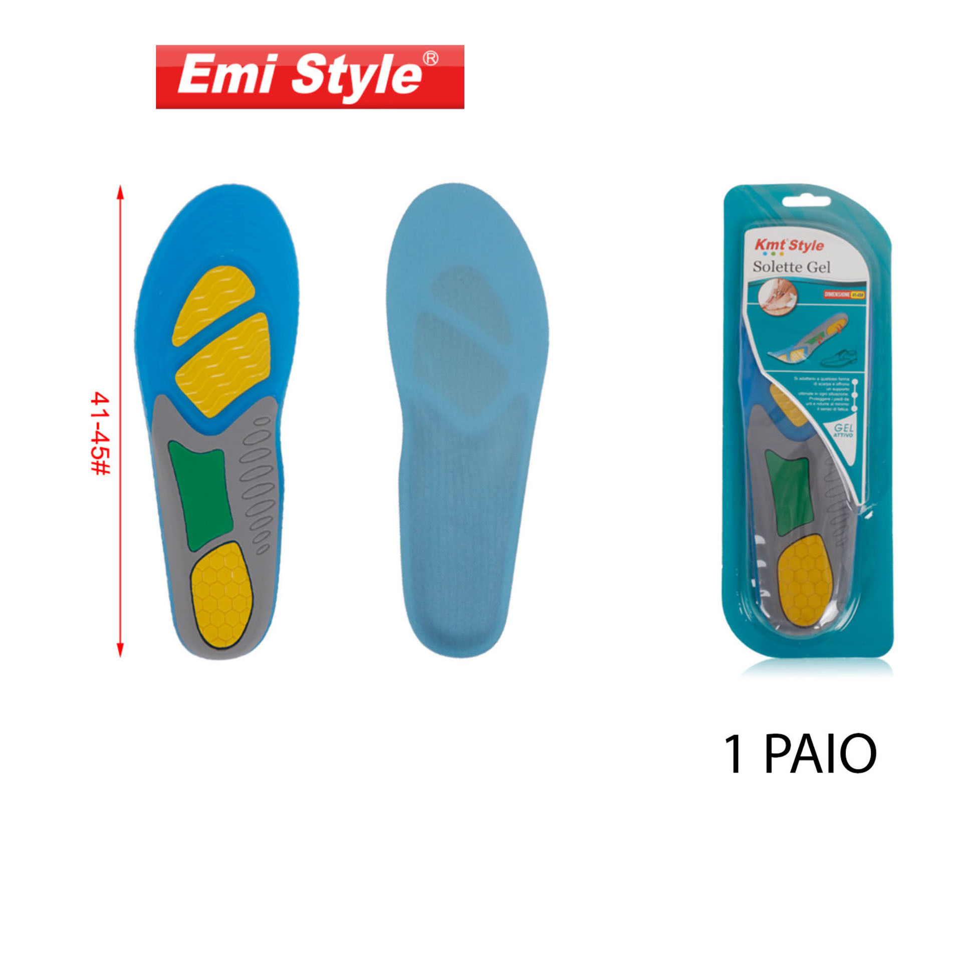 SOLETTE GEL 41-45#Emi Style