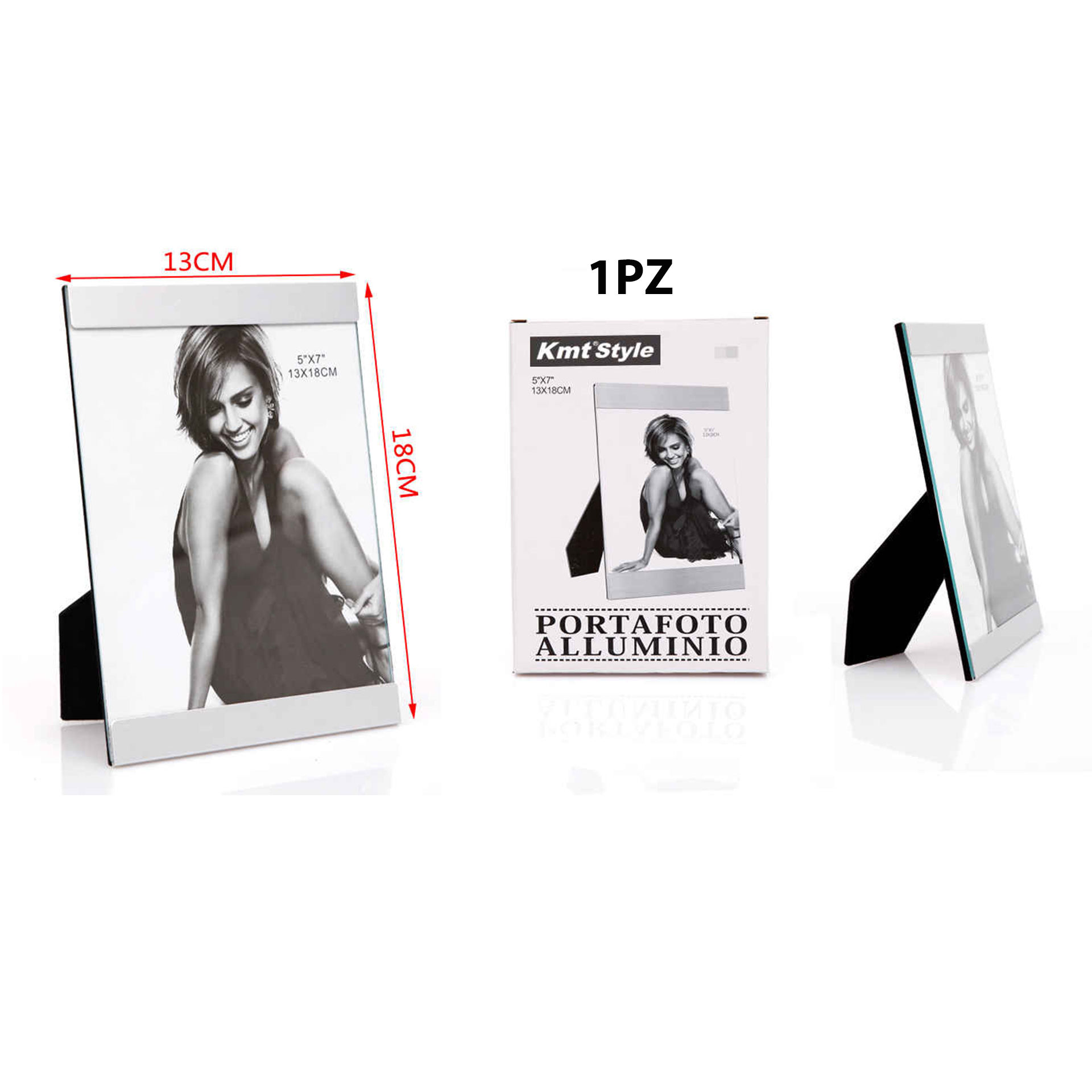 PORTAFOTO ALLUMINIO 13*18CM(8966692)Kmt
