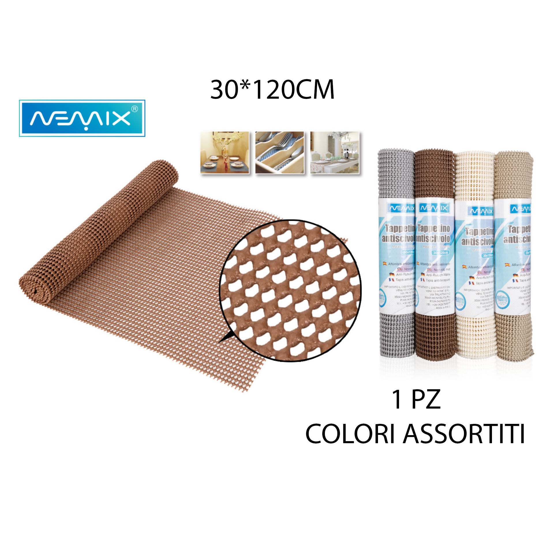 TAPPETINO ANTISCIVOLO 30*120CMNemix