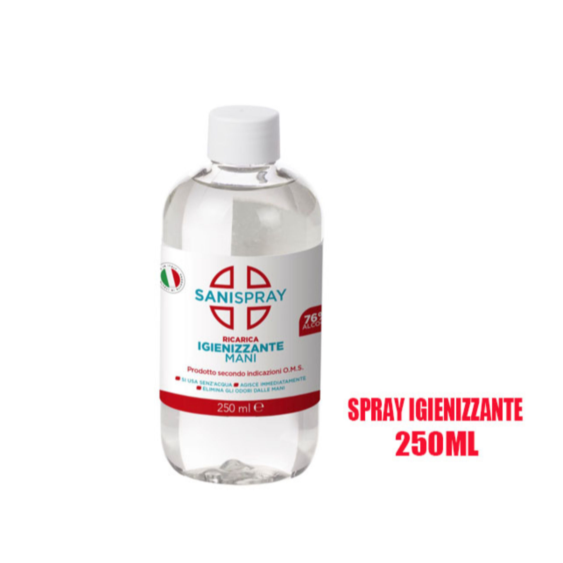 RICARICA IGIENIZZANTE MANI SPRAY 250ML