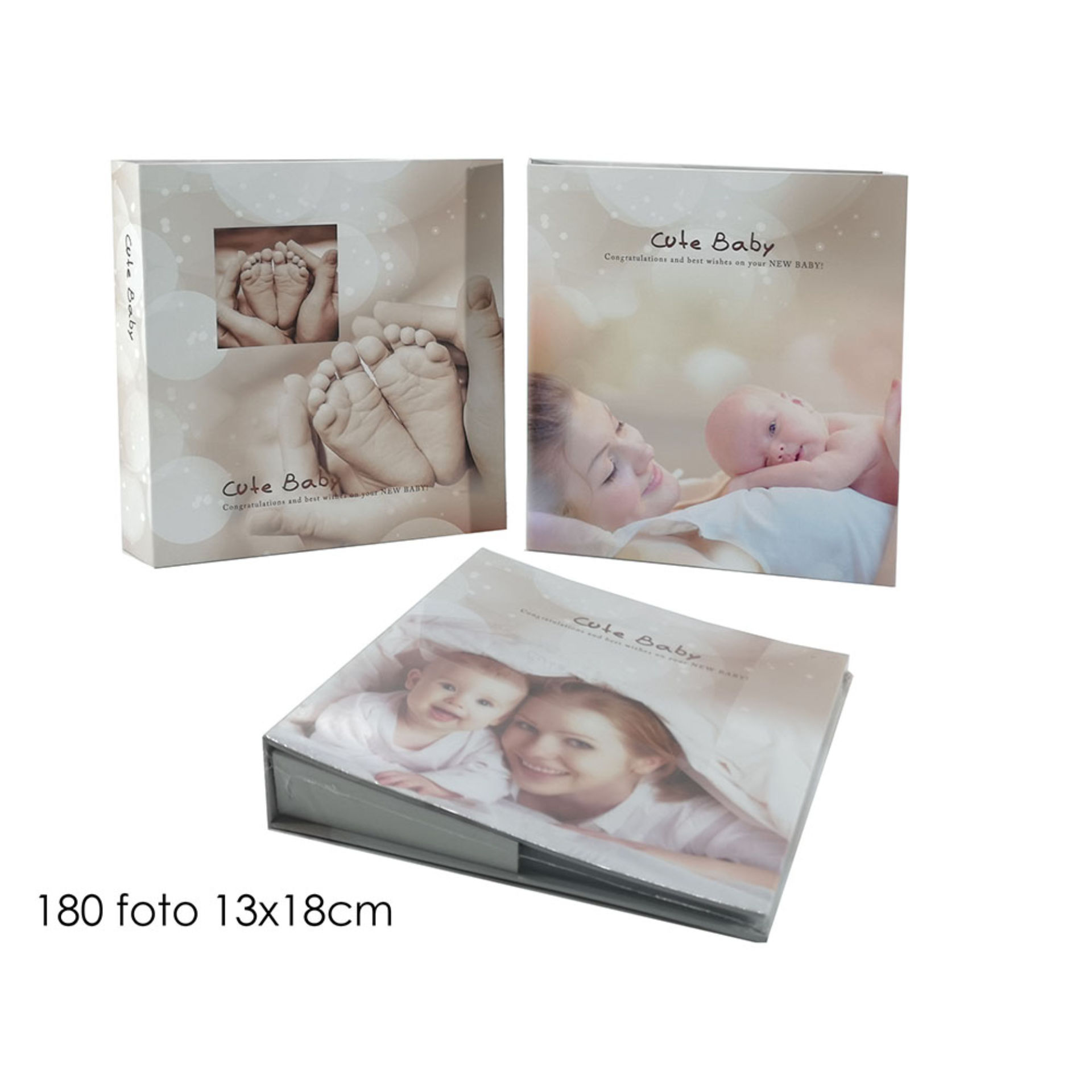 ALBUM 180 FOTO 13X18 BIMBI 3ASS