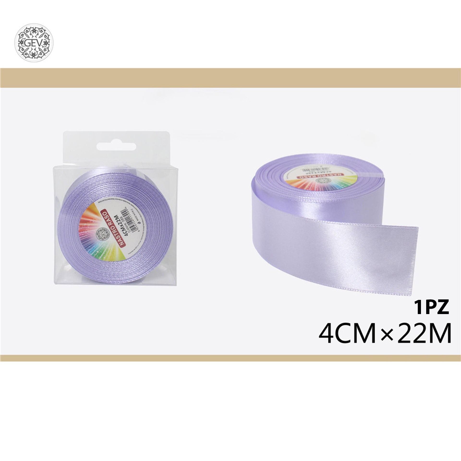 NASTRO RASO 4CMX25 VIOLA