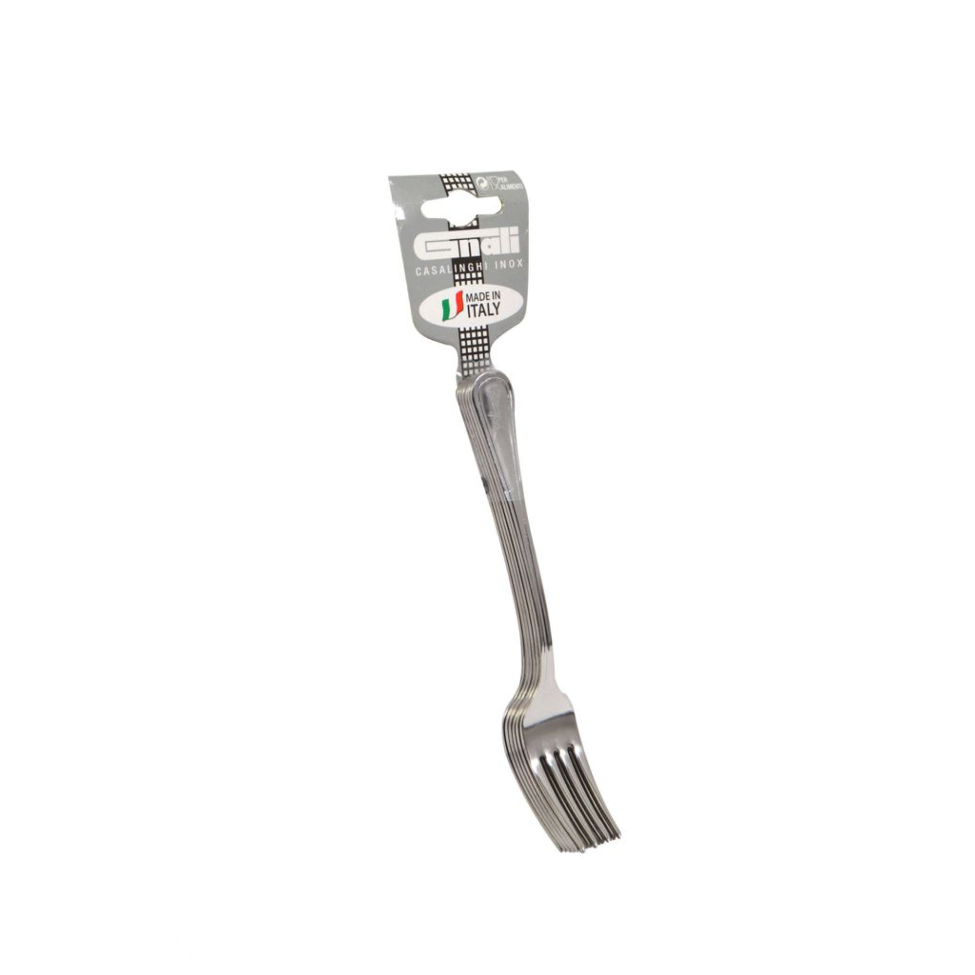 6PZ FORCHETTA DOLCE CLASSIC18/C LUCIDO C/PENDAGLIOSvanera