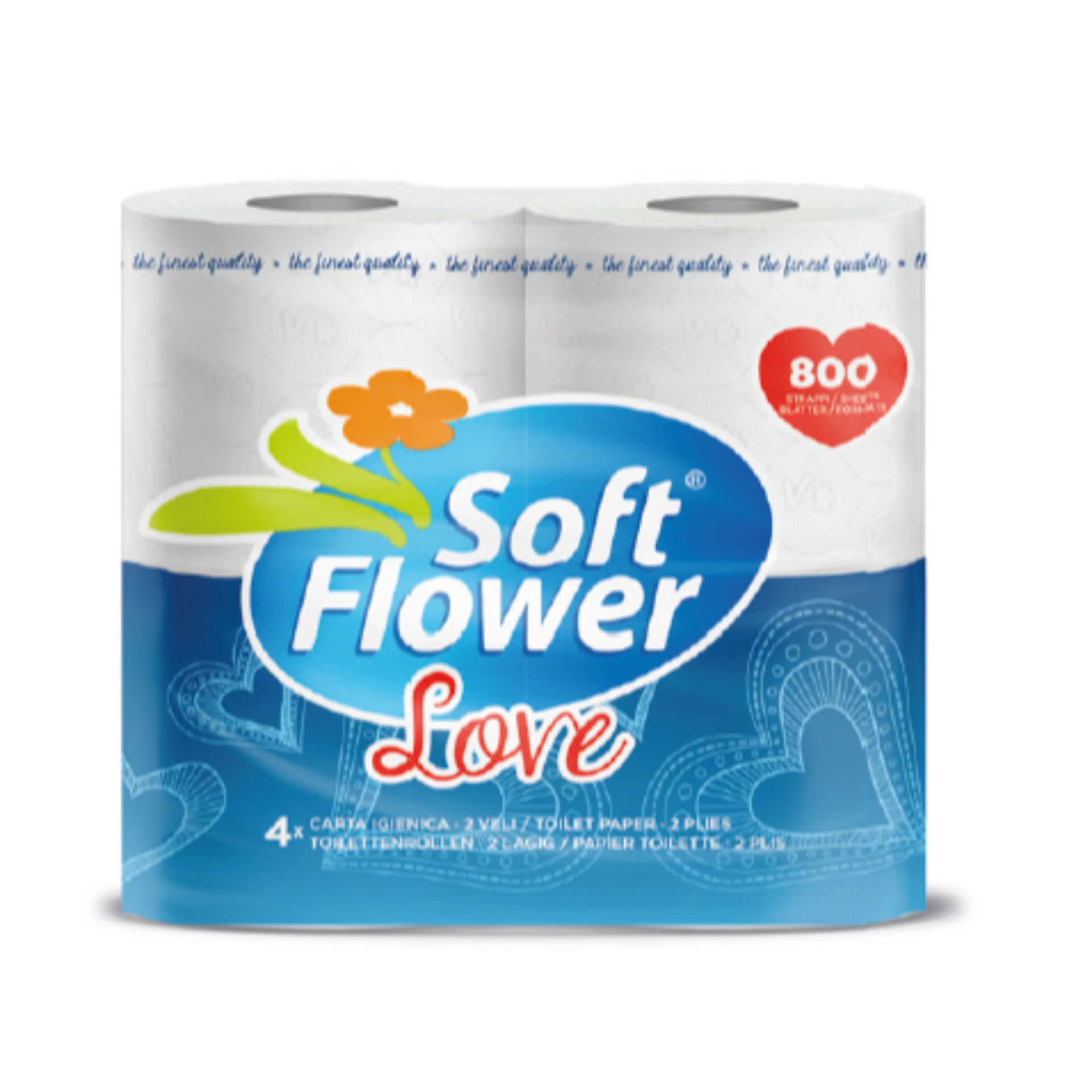 IGIENICA 2 VELI 4 ROTOLI LOVE