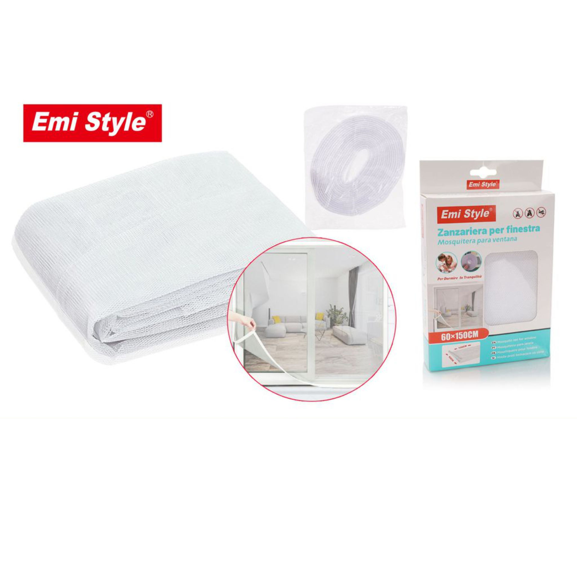 ZANZARIERA PER FINESTRA 60*150CMEmi Style