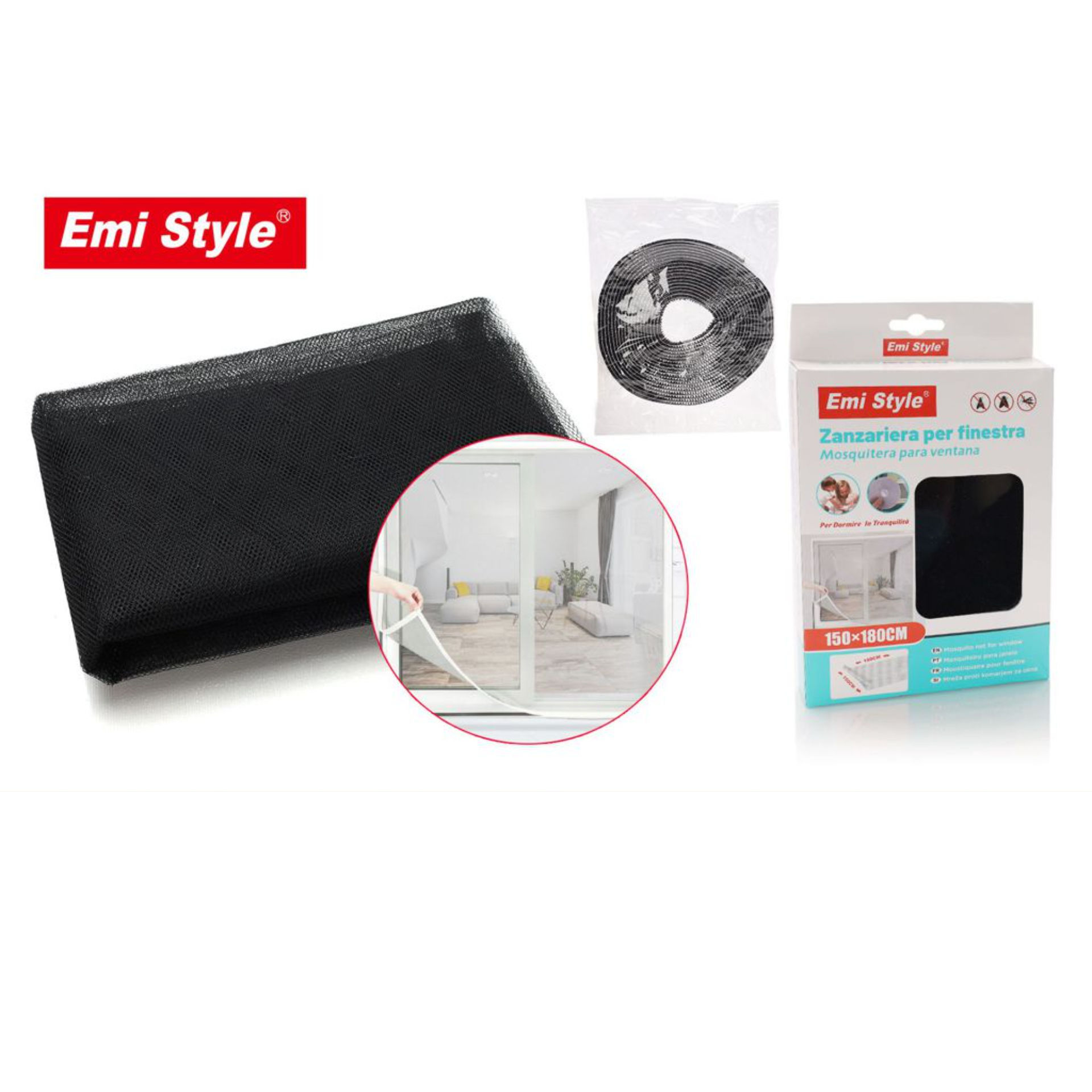 ZANZARIERA PER FINESTRA 150*180CMEmi Style