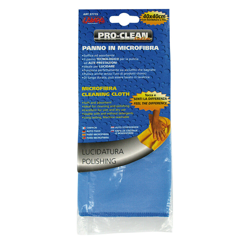PANNO PRO-CLEAN MICROFIBRA    SATIN, 40X40CM.