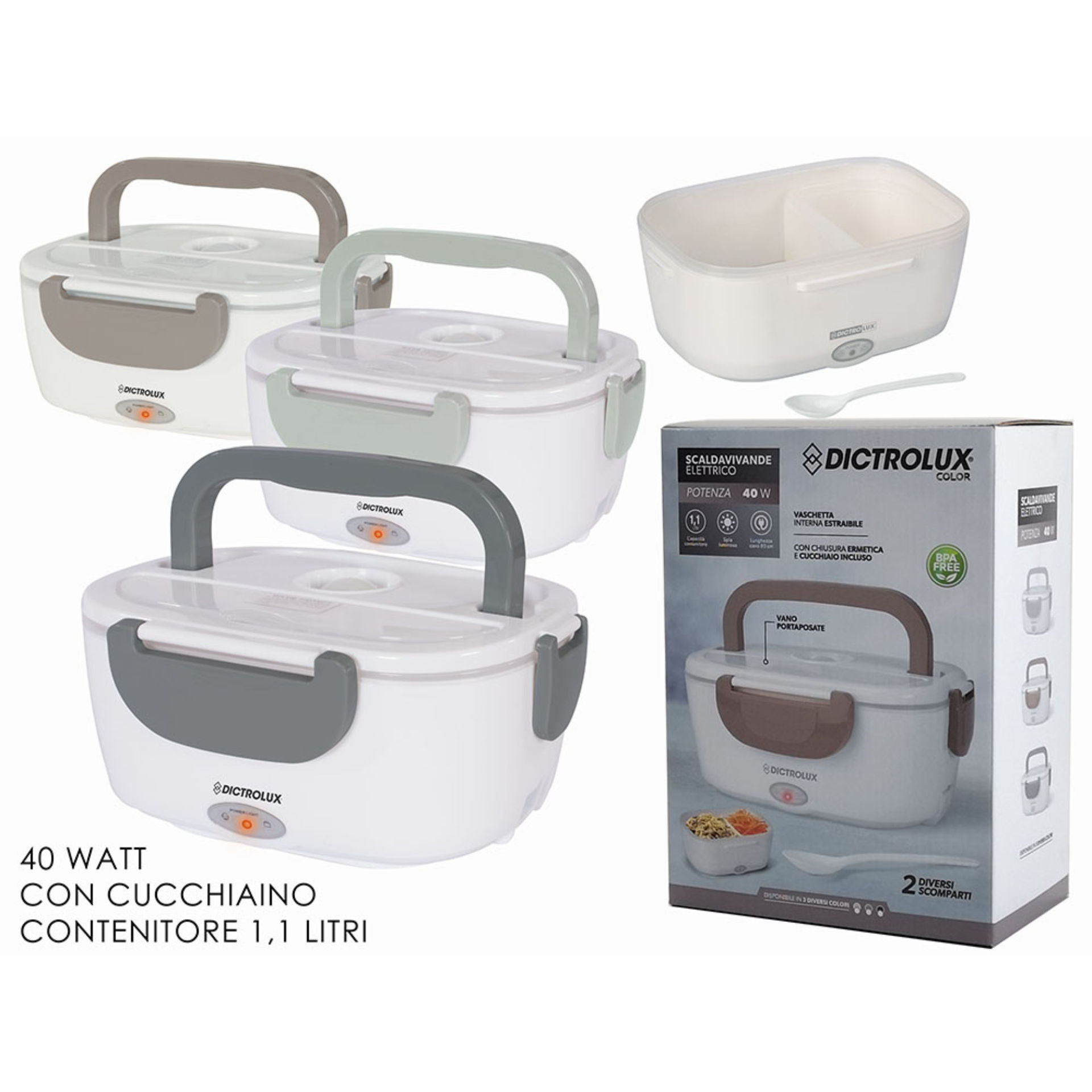 SCALDAVIVANDE ELETTRICO 40W 3ASS.