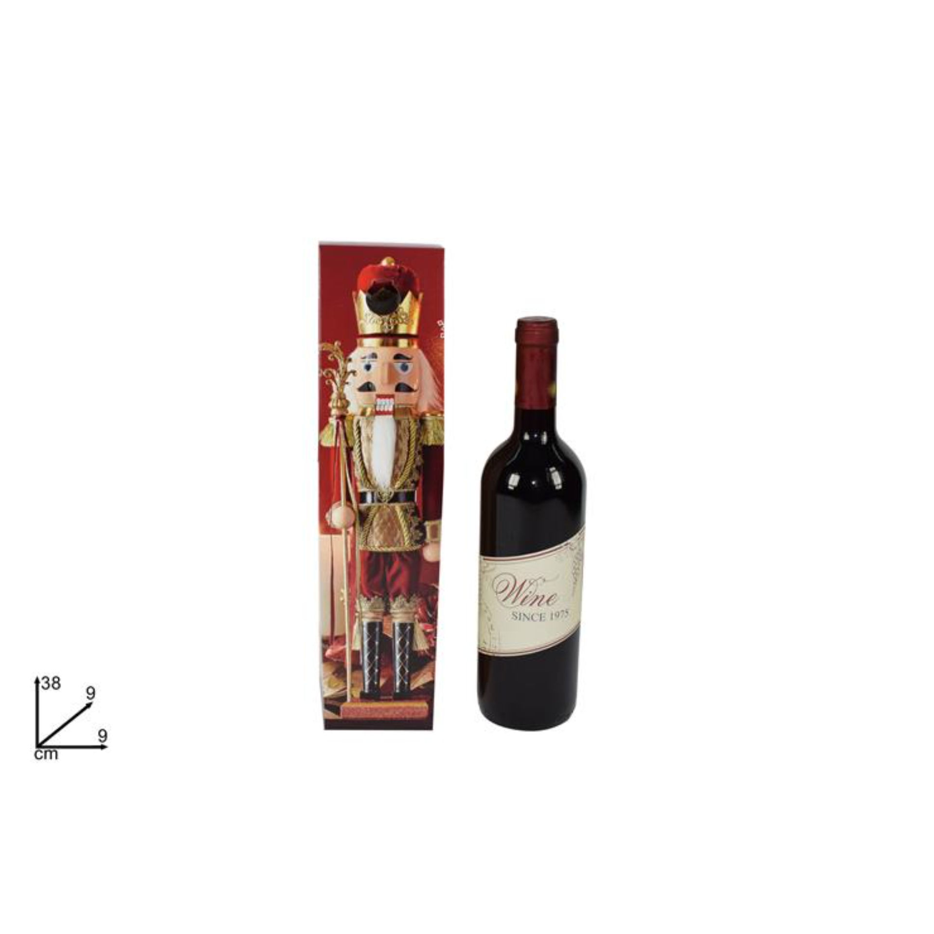 BOX PORTABOTTIGLIA SOLDATO SCHIACCIANOCI  1POSTO 0