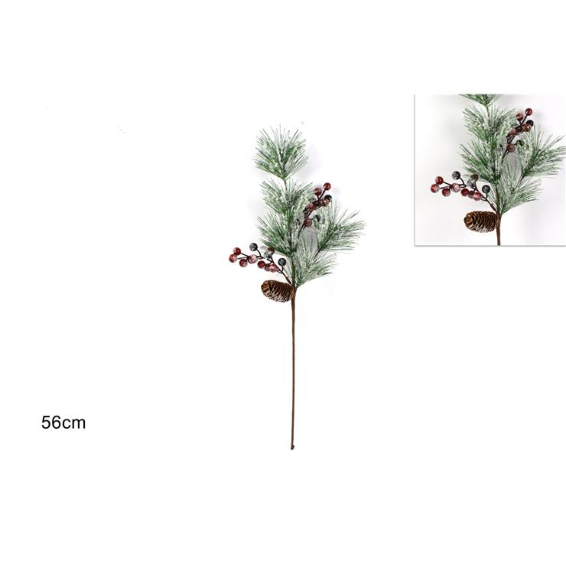 STELO INNEVATO C/BACCHE E PIGNA 56CM ZM2002Due Esse