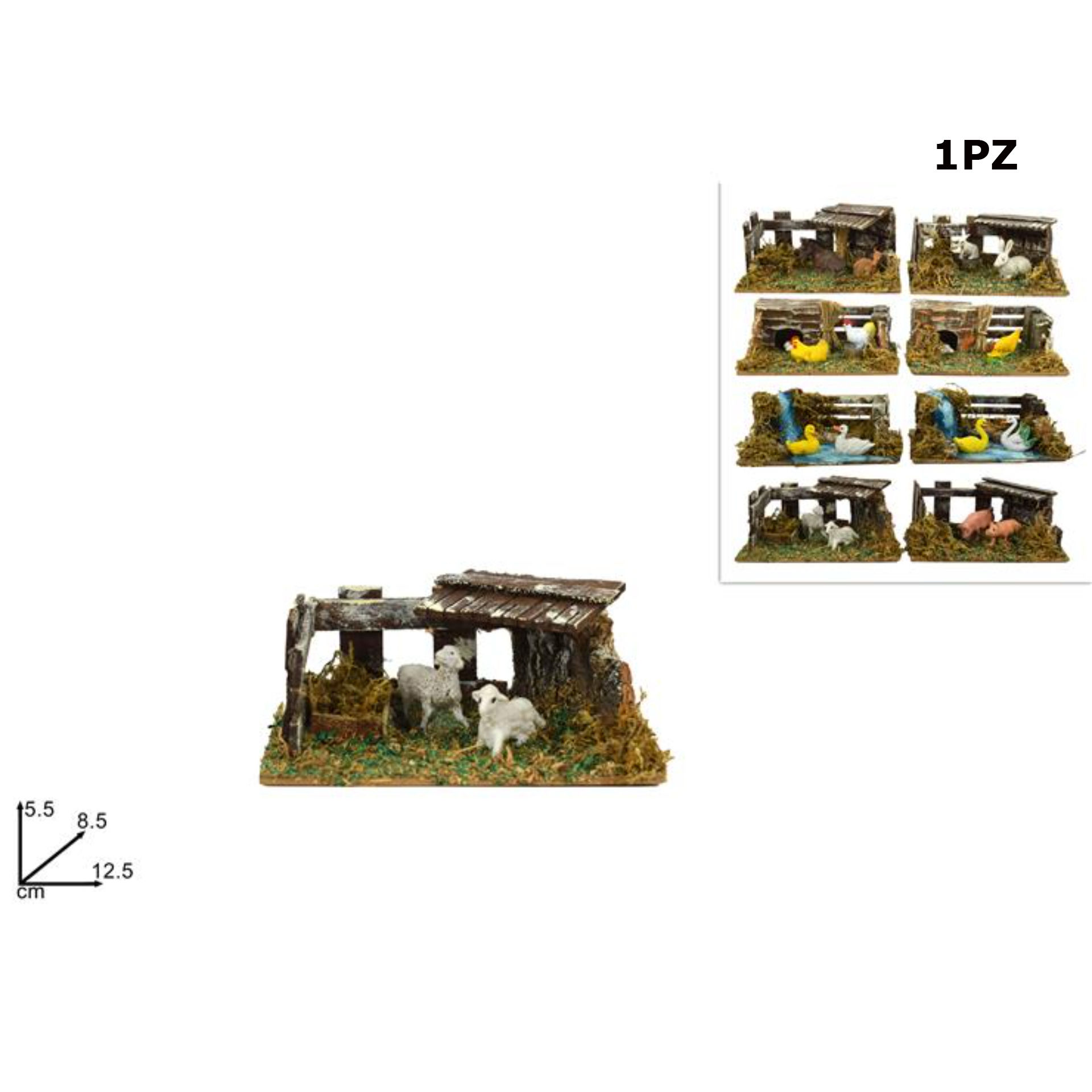 CORTILE ANIMALI FATTORIA ASS HGW-211