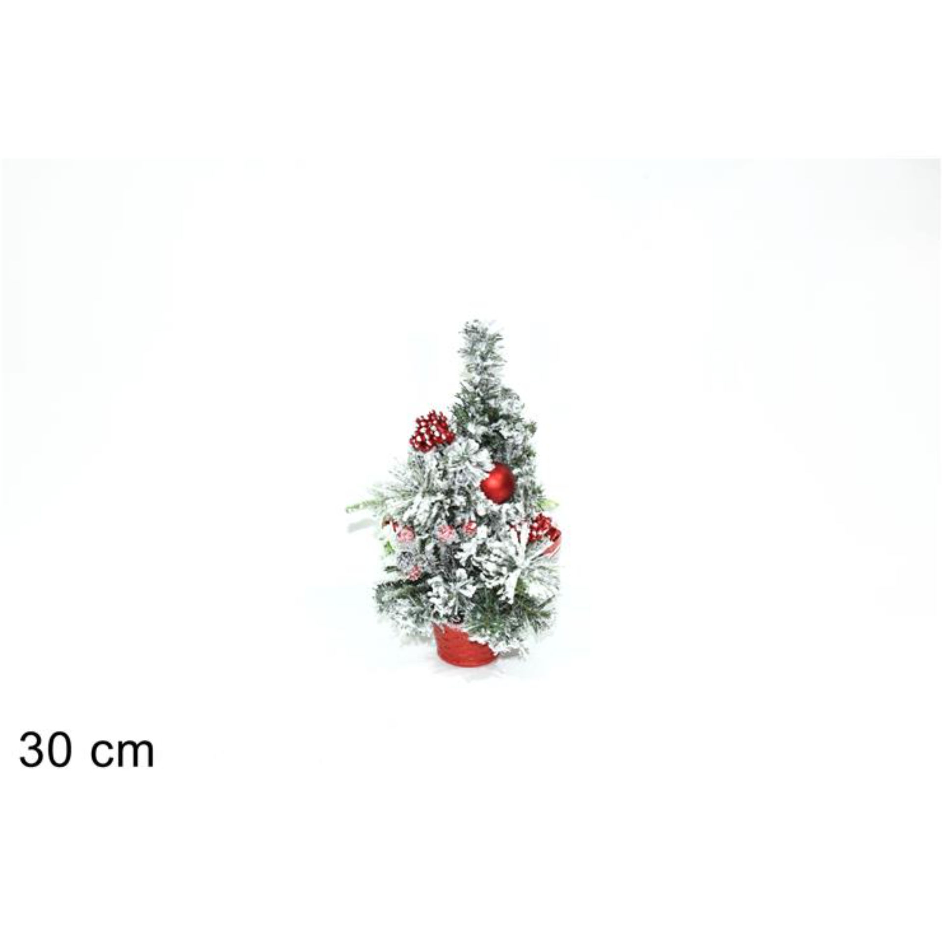 PIANTA INNEVATA 30CM C/PACCHI REGALO MB-20A32N/2