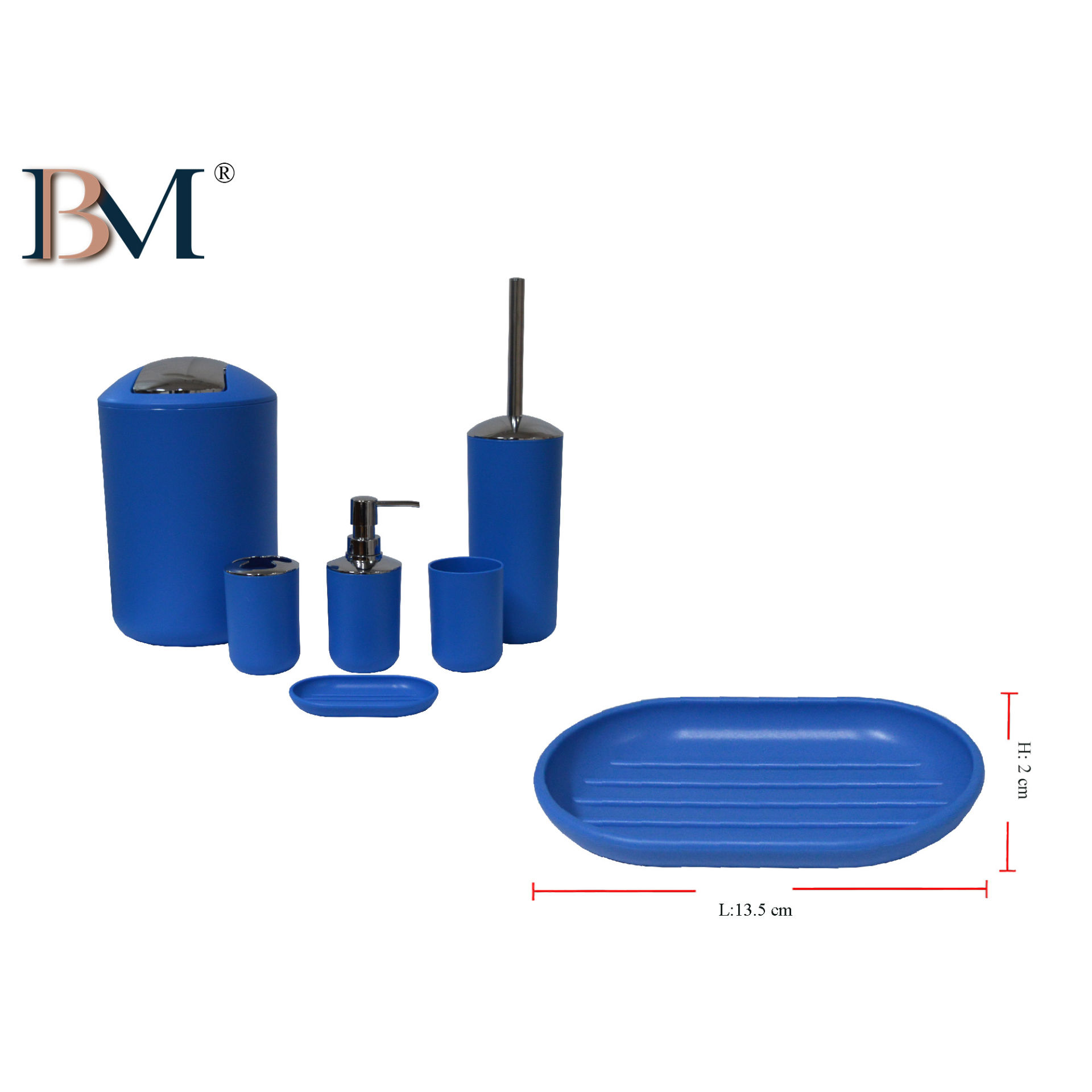 PORTASAPONE IN PLASTICA 13.5X8.5X2CMBM