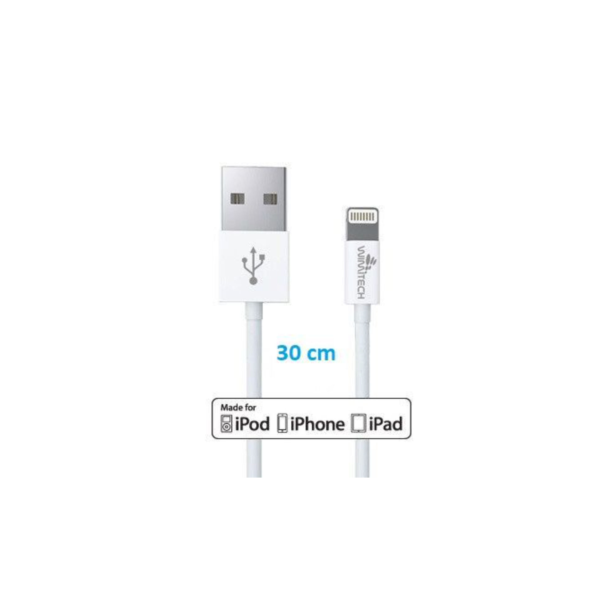 CAQ-112 CAVO LIGHTNING 30CM M.F.IPHONE/ IPAD