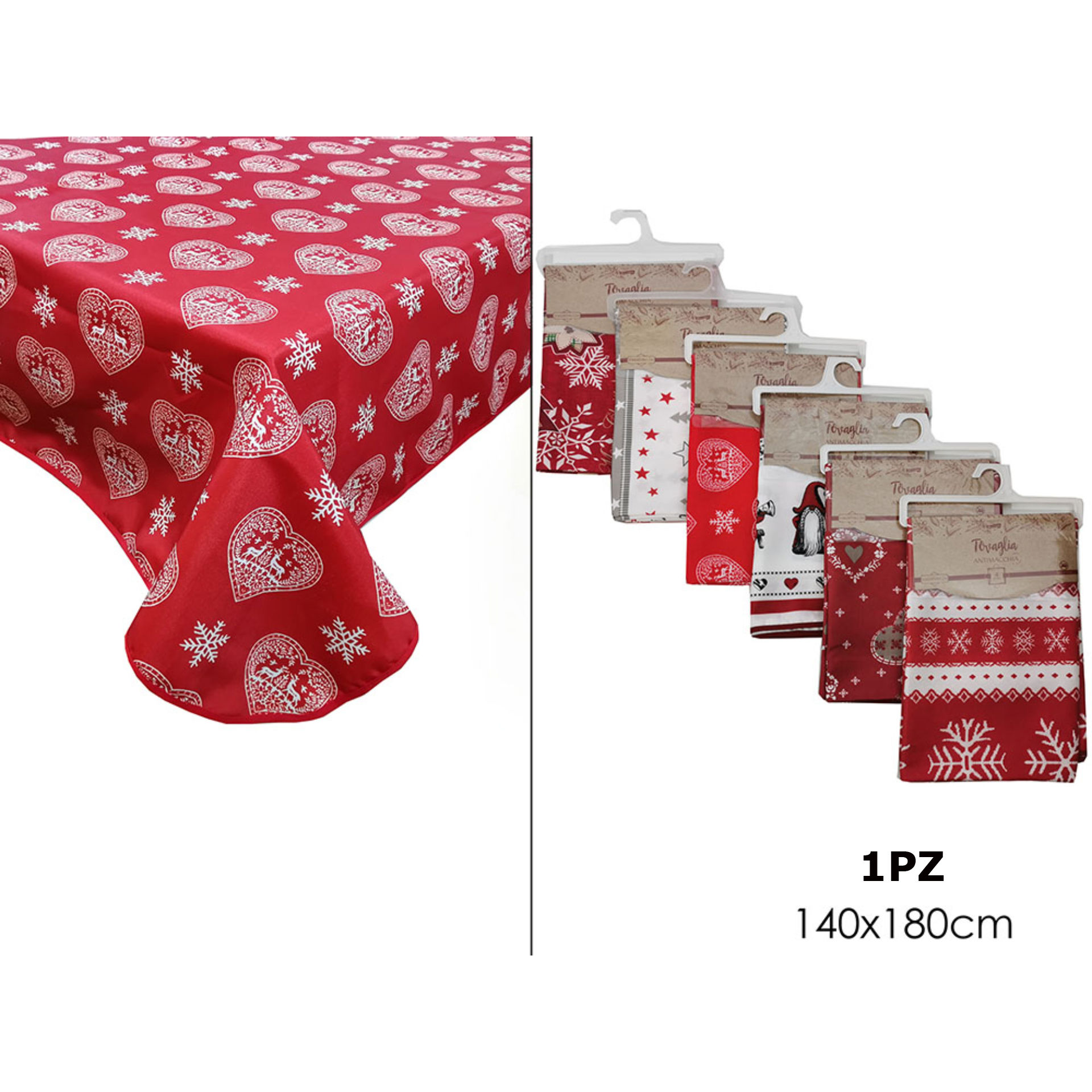 TOVAGLIA NAT. ANTIMACCHIA 140X180CM 6ASS