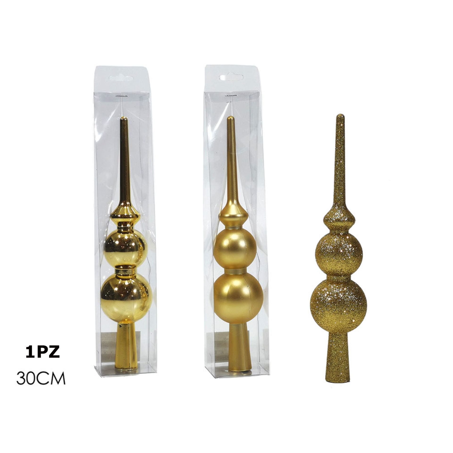 PUNTALE 30 CM ORO 3ASS.