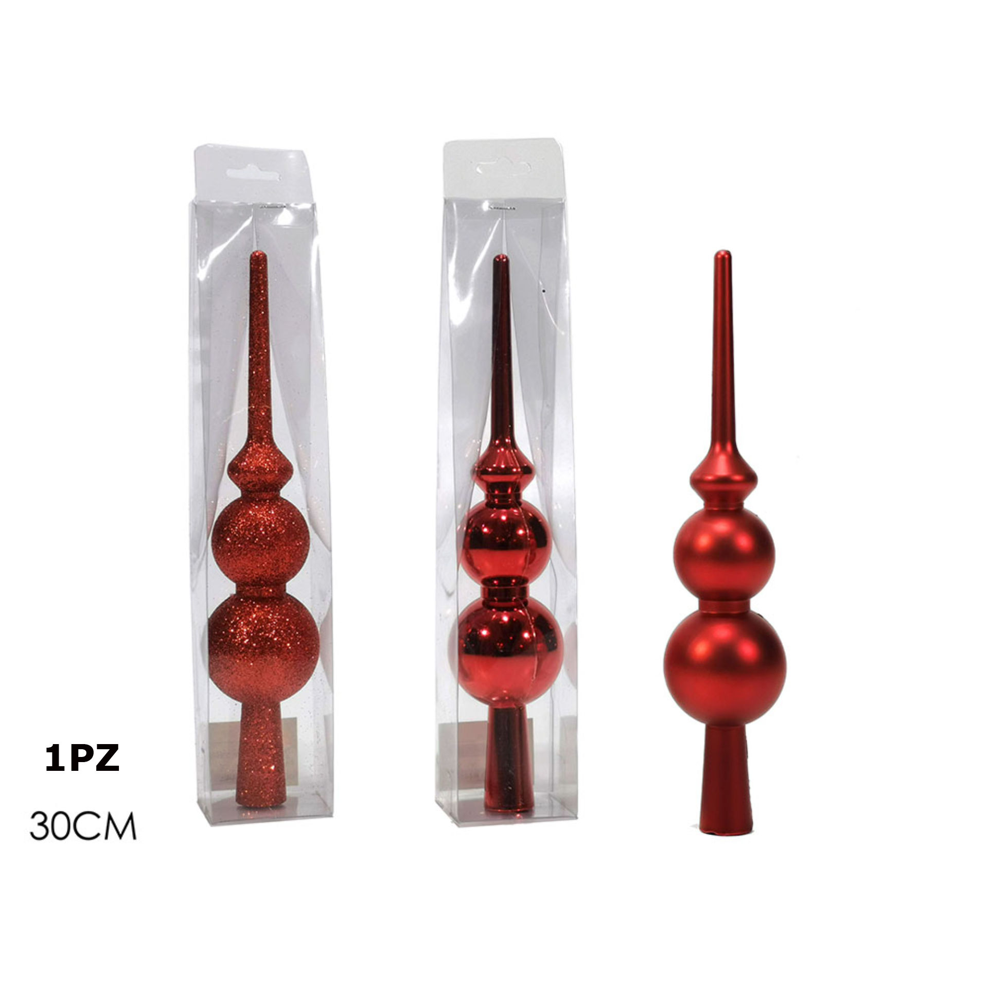 PUNTALE 30 CM ROSSO 3ASS.