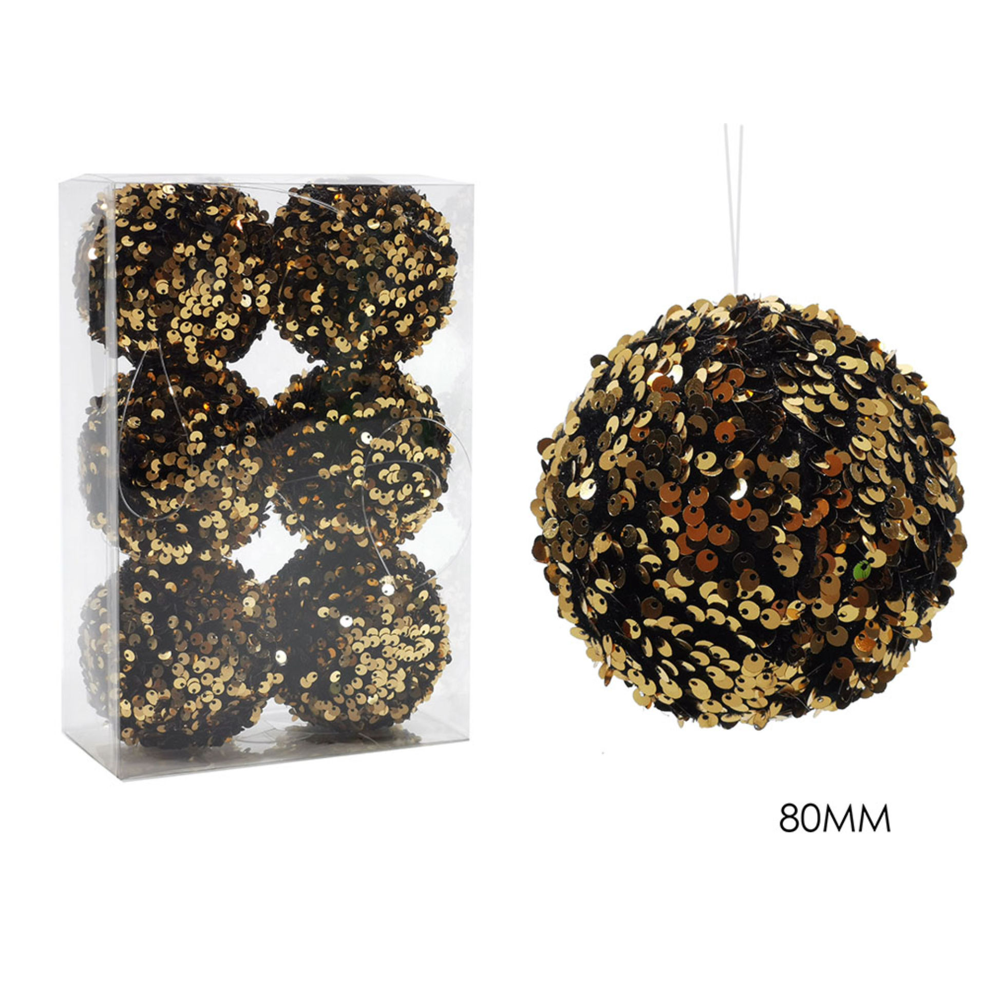 SET 6PALLE 80MM C/PAILETTES RAME