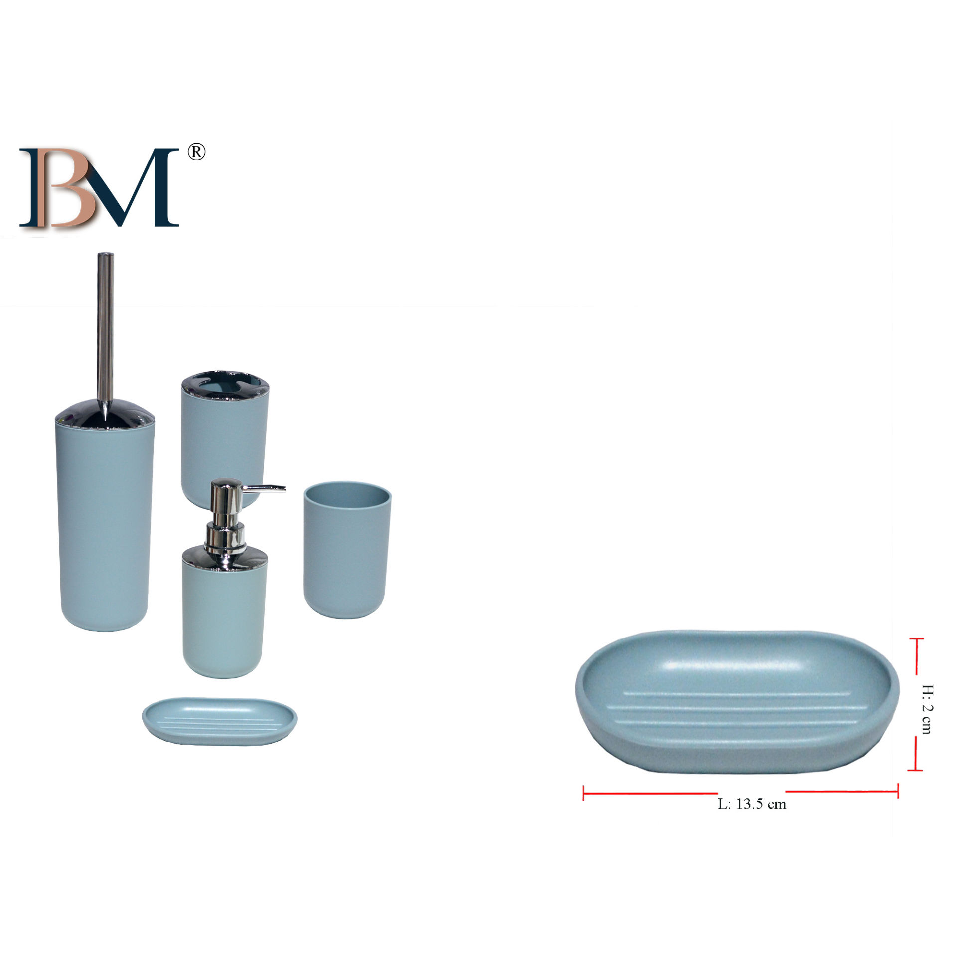 PORTASAPONE IN PLASTICA 13.5X8.5X2CMBM