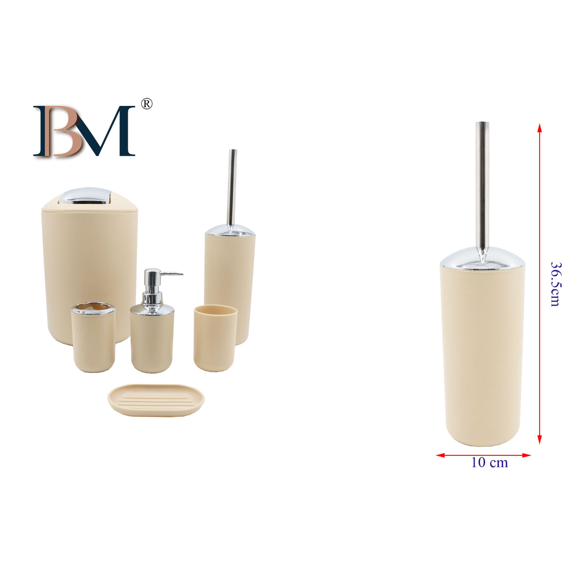 PORTASCOPINO IN PLASTICA 10X10X36.5BM