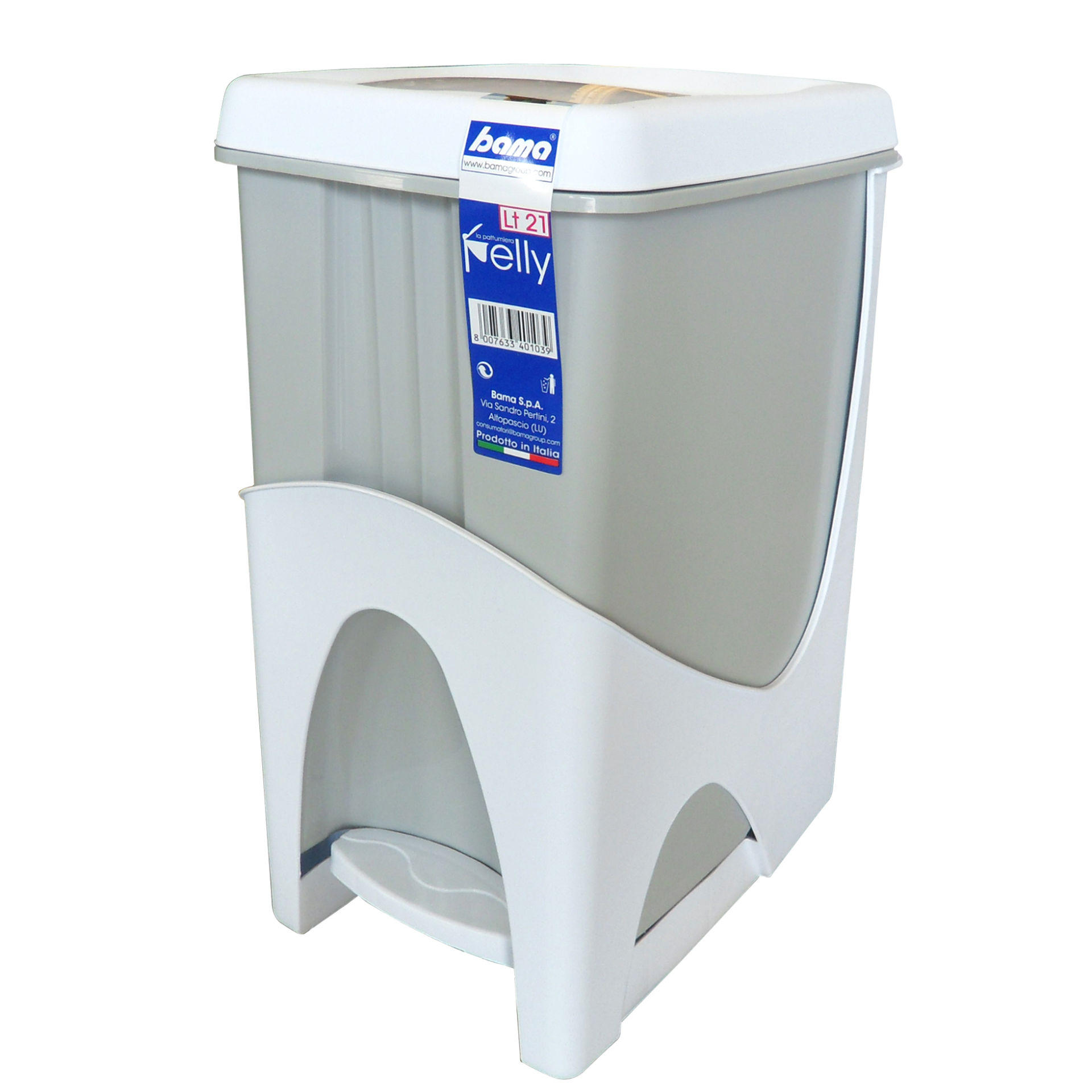 PATTUMIERA PELLY LT. 21  BIANCO