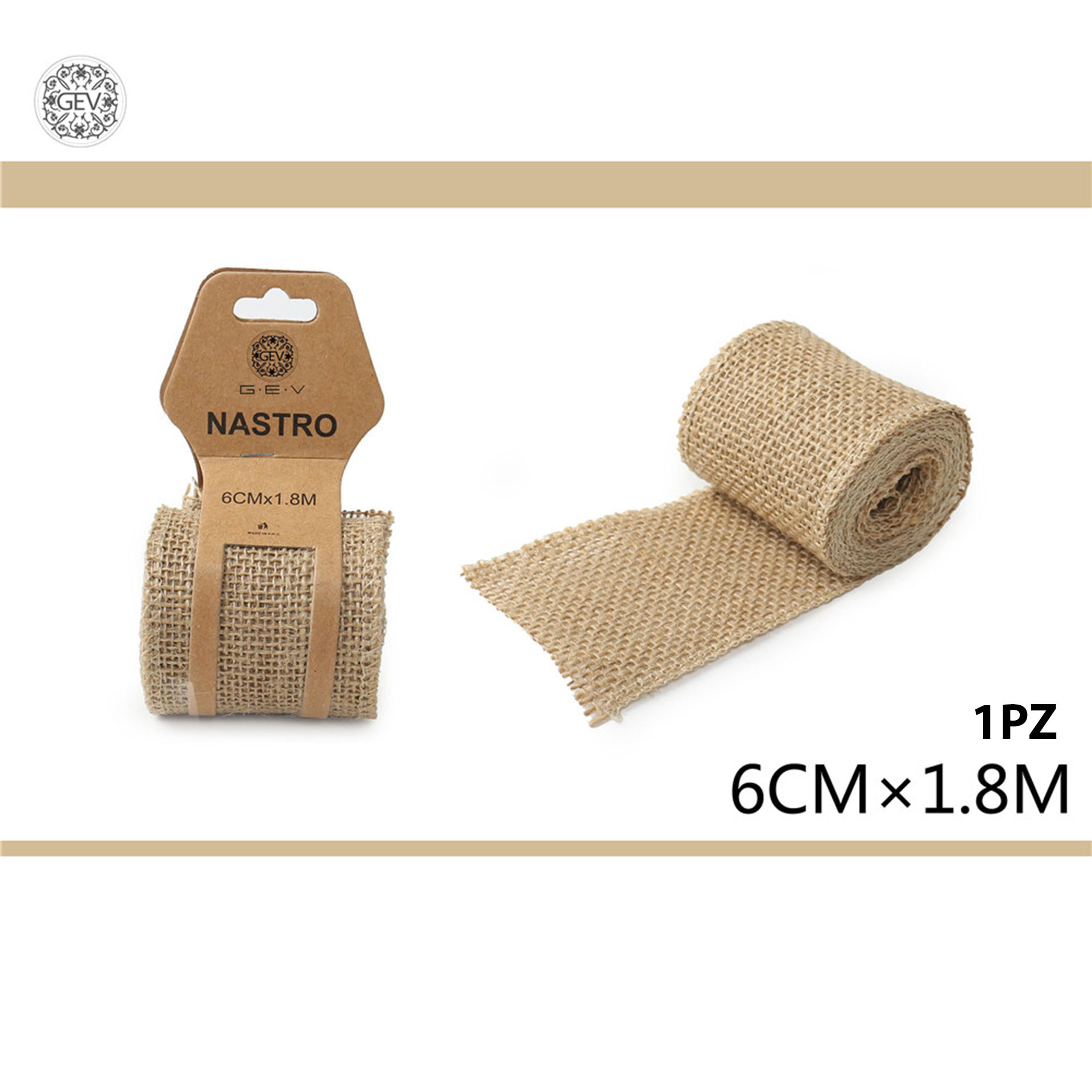 NASTRO DI LINO 6CM*2Y