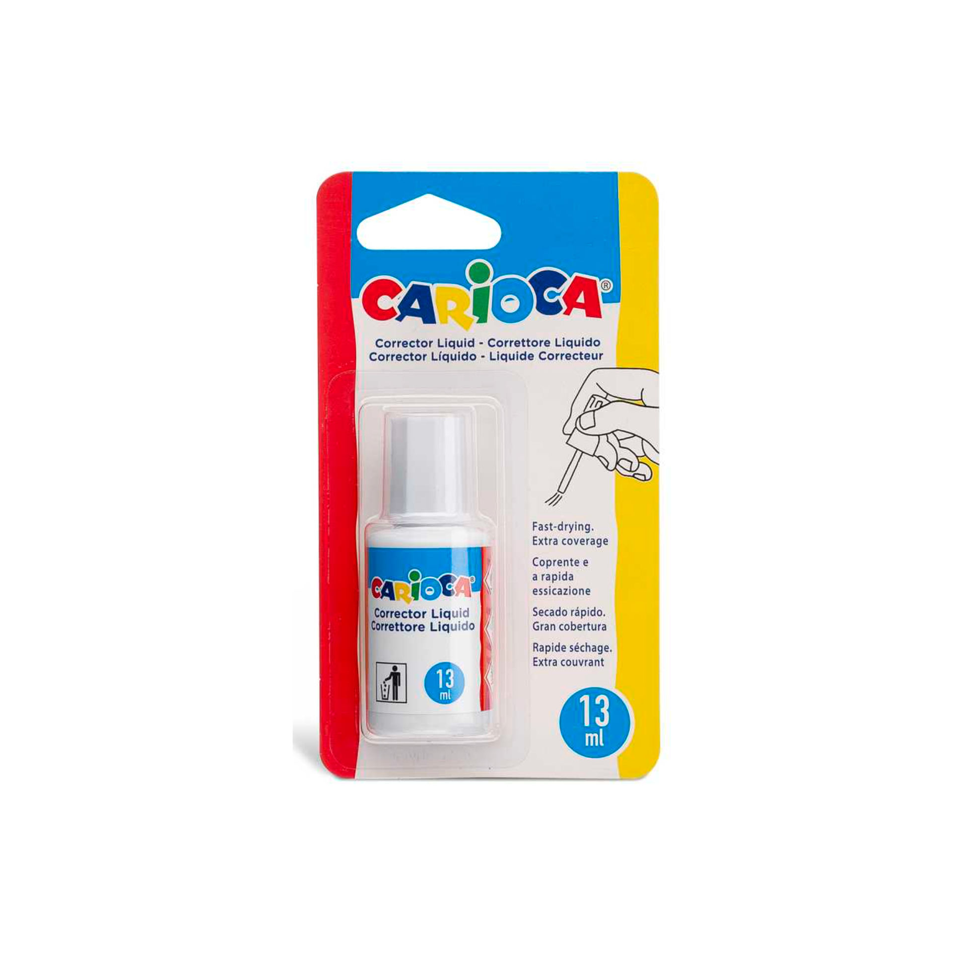CORRETTORE LIQUIDO CARIOCA BL. 1 PZ. 13ML    42073Carioca