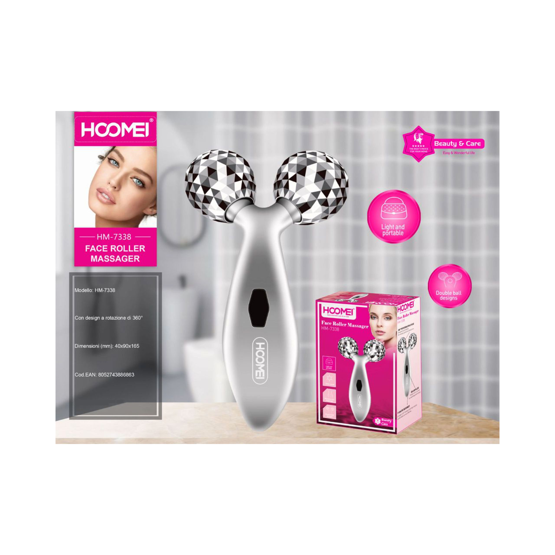 MASSAGGIATORE X VISO HM-7338Hoomei