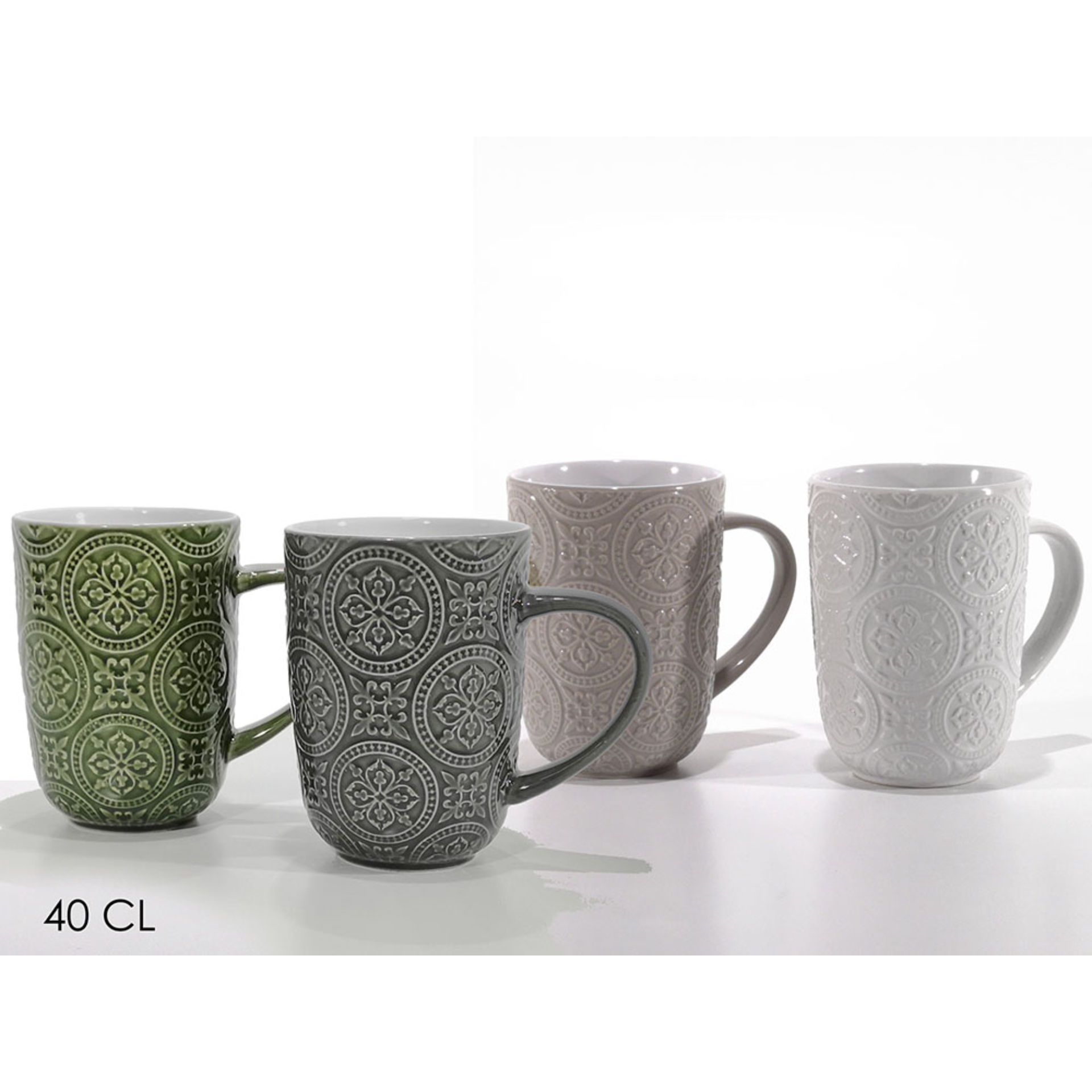 TAZZONE 40CL MAIOLICA 4ASS