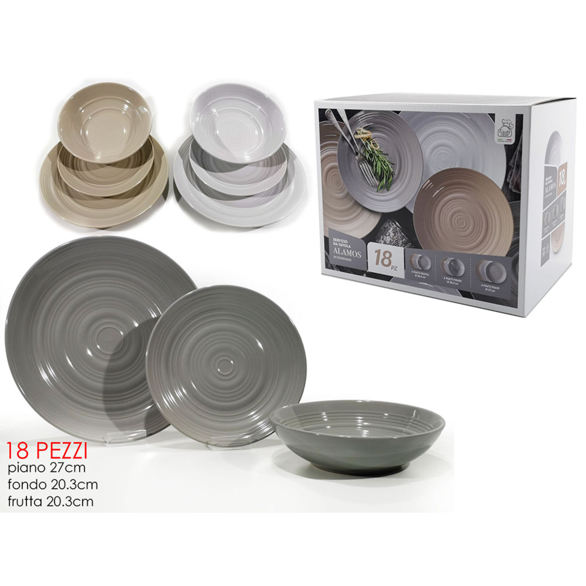 -SERVIZIO TAV. 18PZ ALAMOS MIXAd Trend