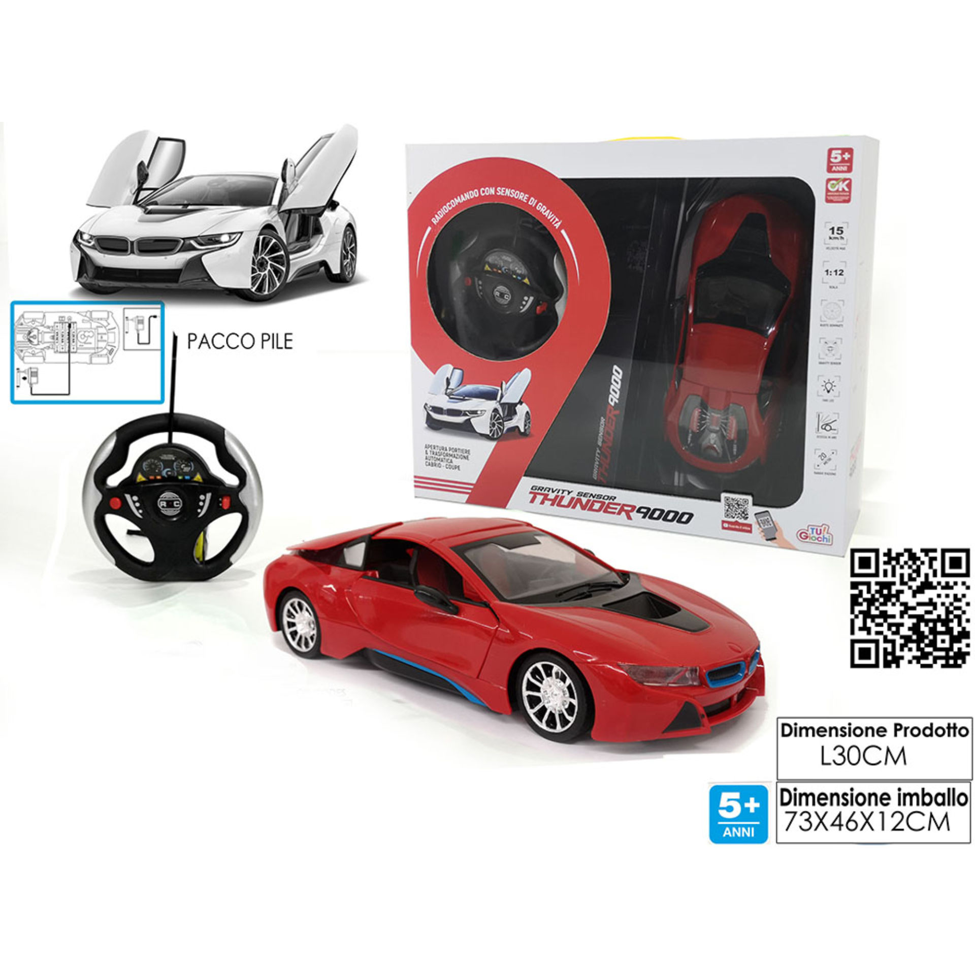 AUTO R/C C/APRIPORTA 2ASS.