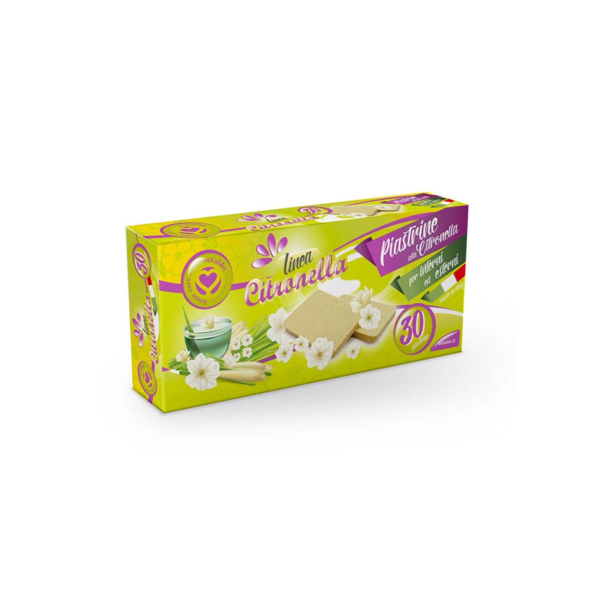 PIASTRINE CITRONELLA 30PZSetablu