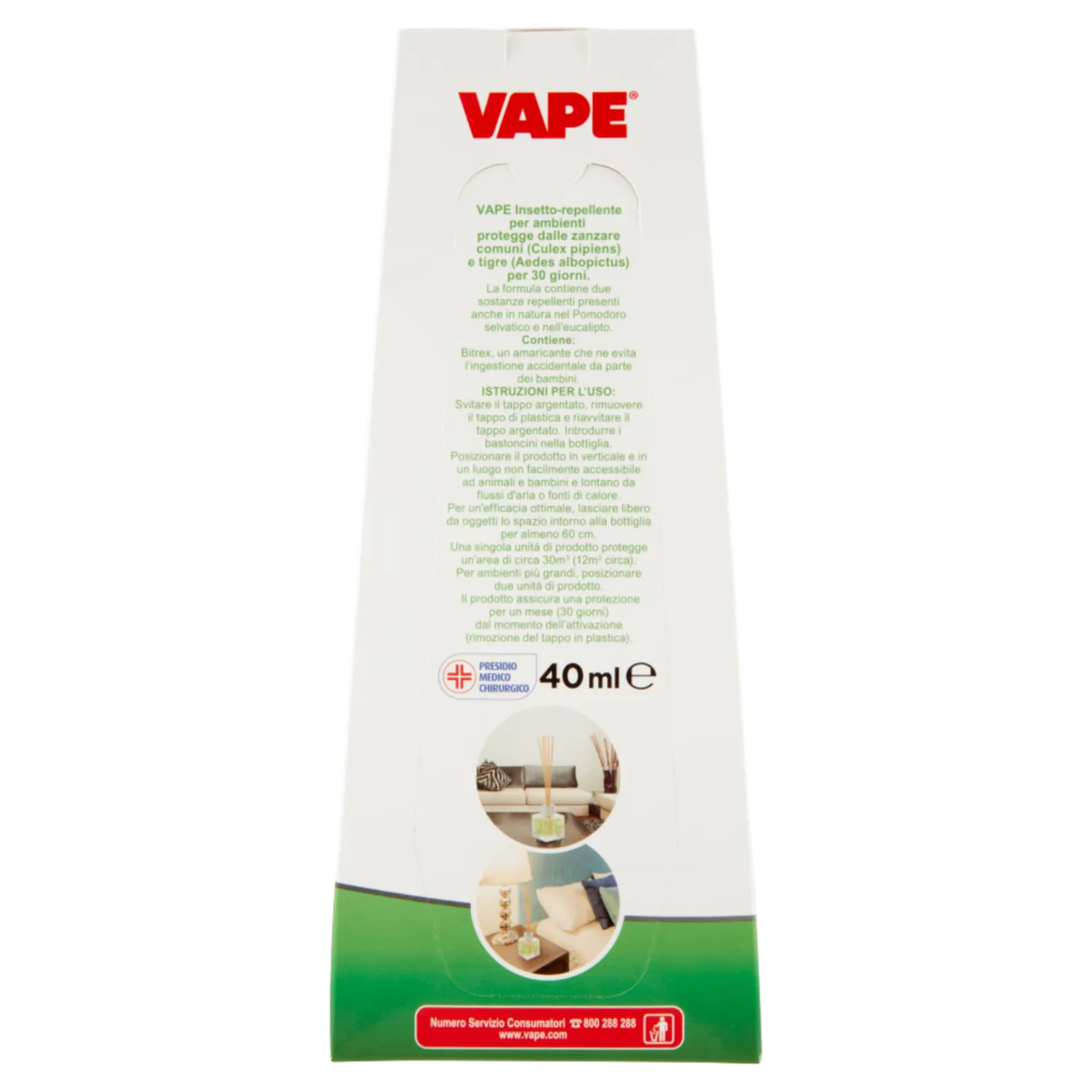 VAPE REPELLENTE AMBIENTI 40ML V.45Vape