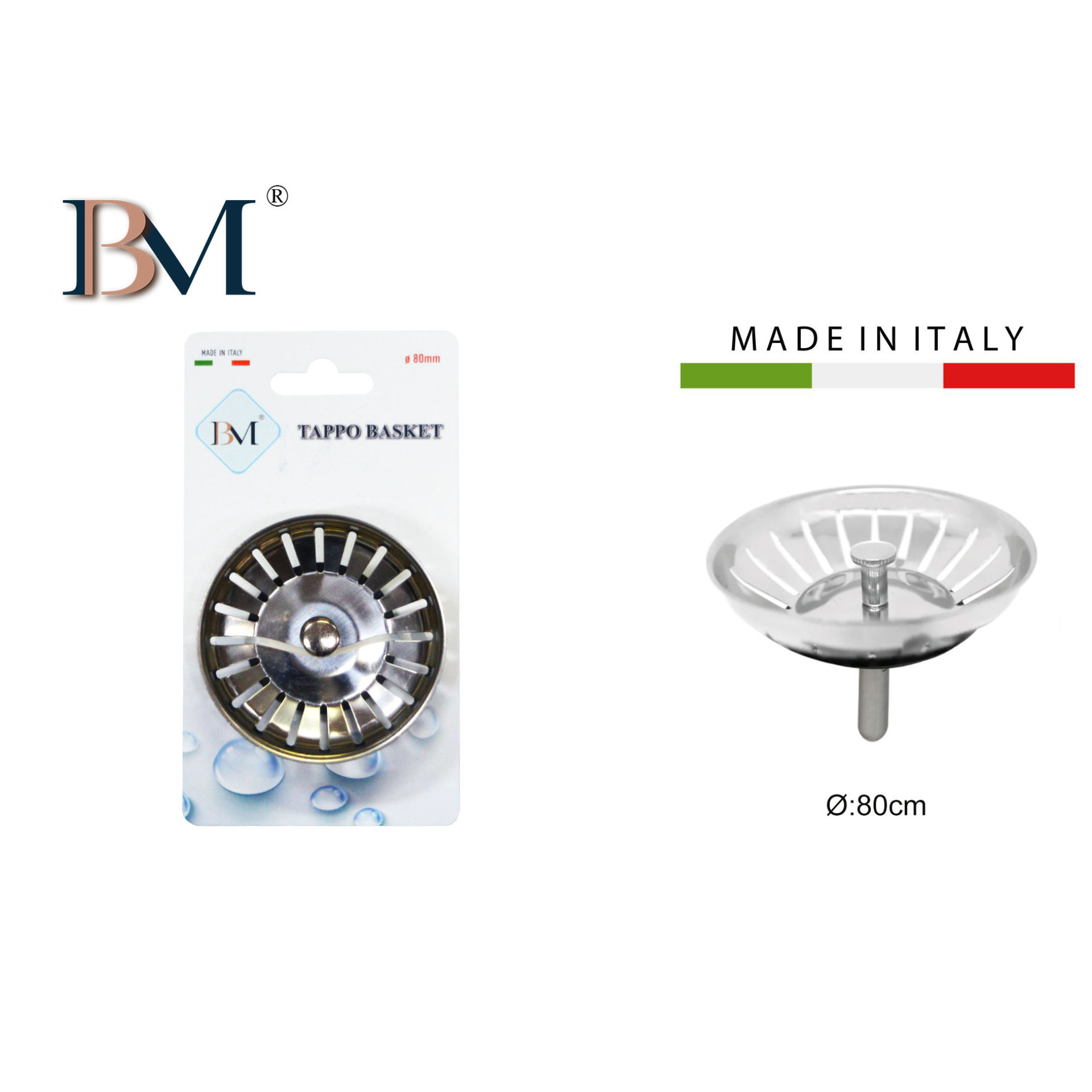 TAPPO BASKET 80MMBM