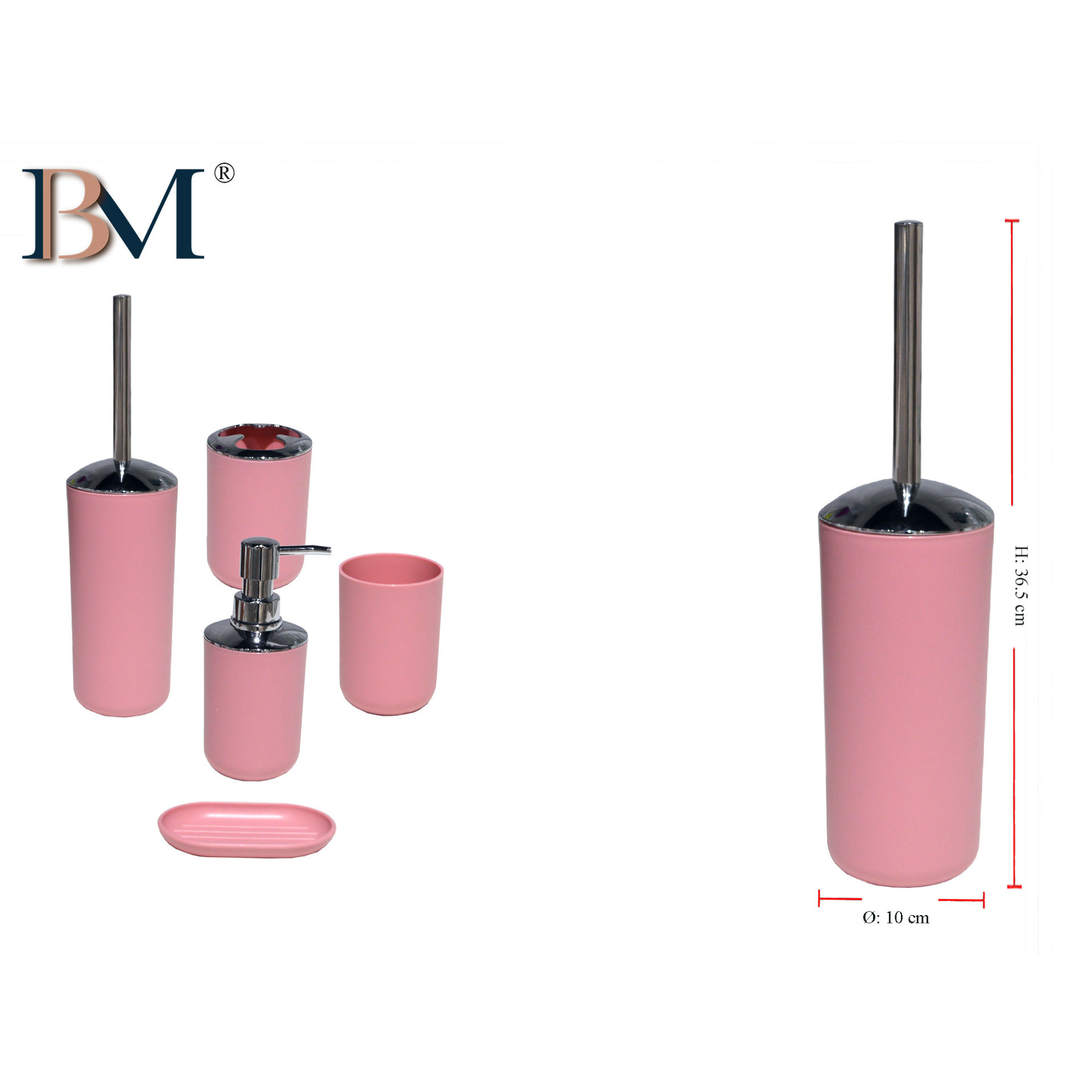 PORTASCOPINO IN PLASTICA 10X10X36.5CMBM